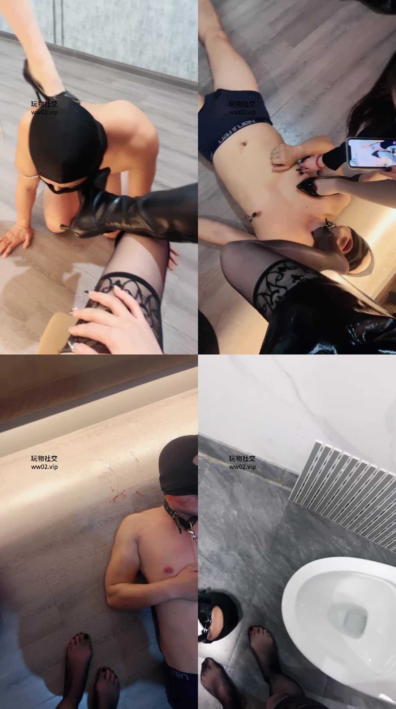 【诗诗】双S-长靴+高跟踩虐/镜前胯下羞辱/赏赐圣水