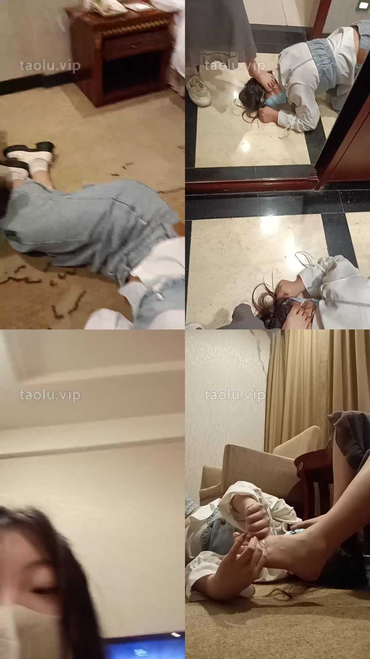 【小可可呀】继续开发学姐-舔脏鞋底/骑马钻胯/闻舔脚