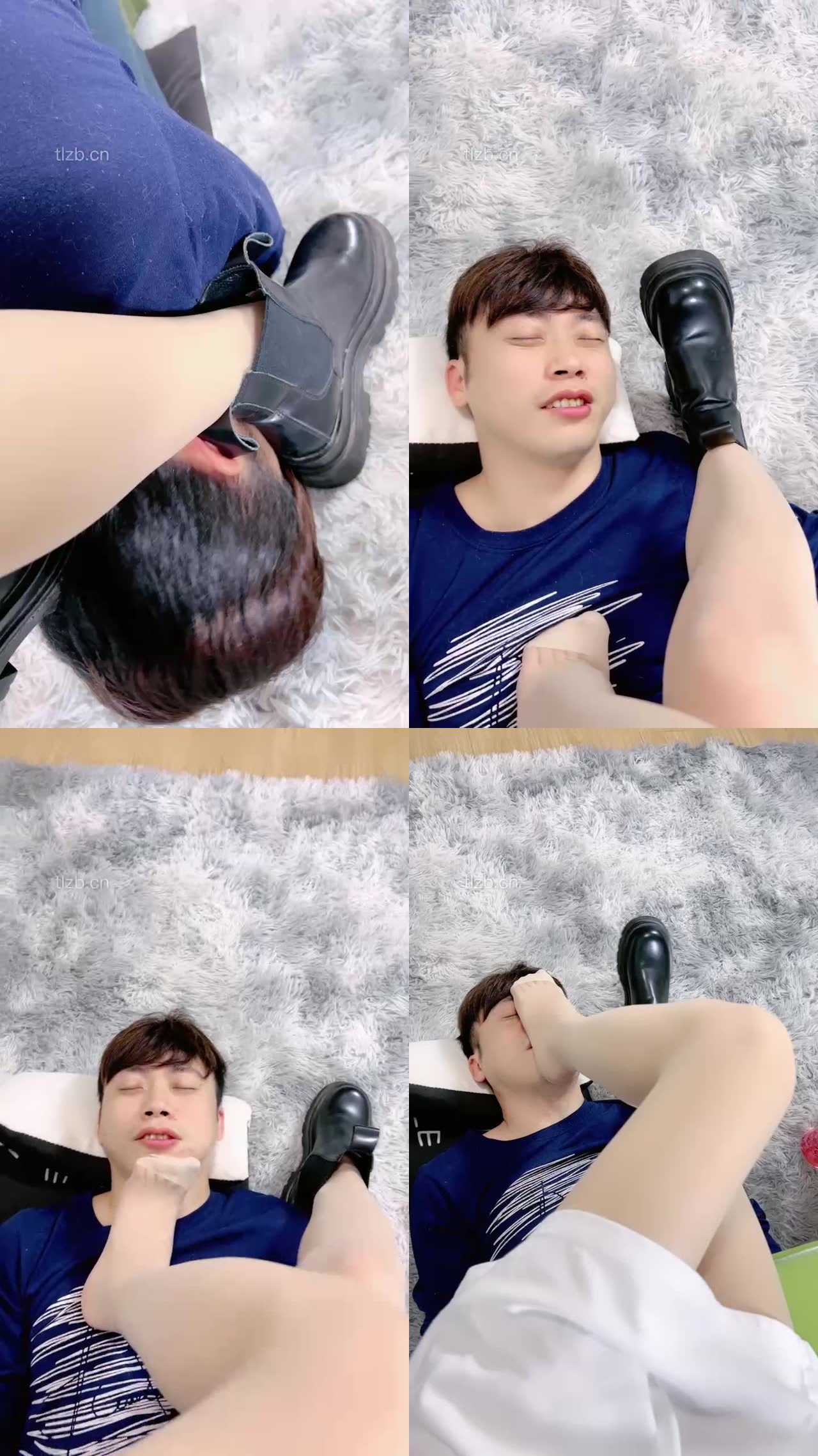 【梓S】短靴肉丝脚踩脚垫