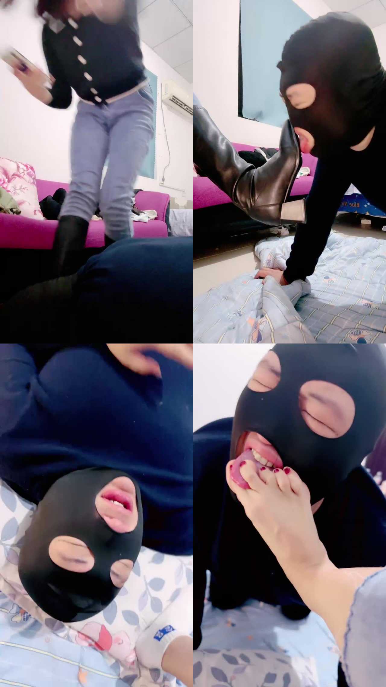 【靡兔】长靴臭棉袜臭脚辱狗