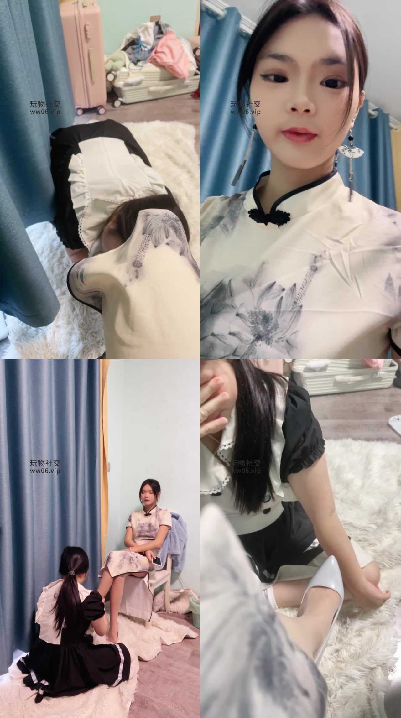 【沐沐大大】旗袍女神的脚下闺蜜