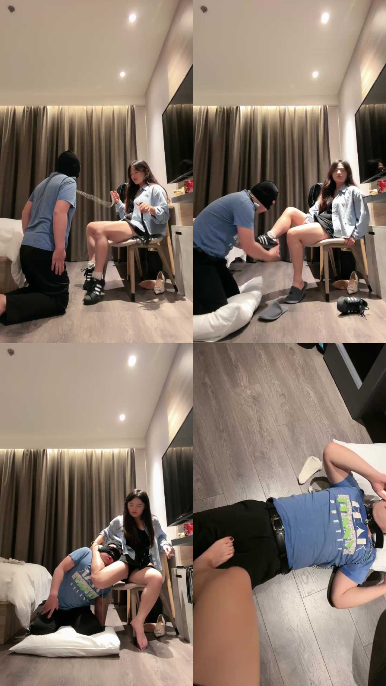 【子熙大人】跪舔脏鞋白棉袜/坐脸窒息/赏赐圣水