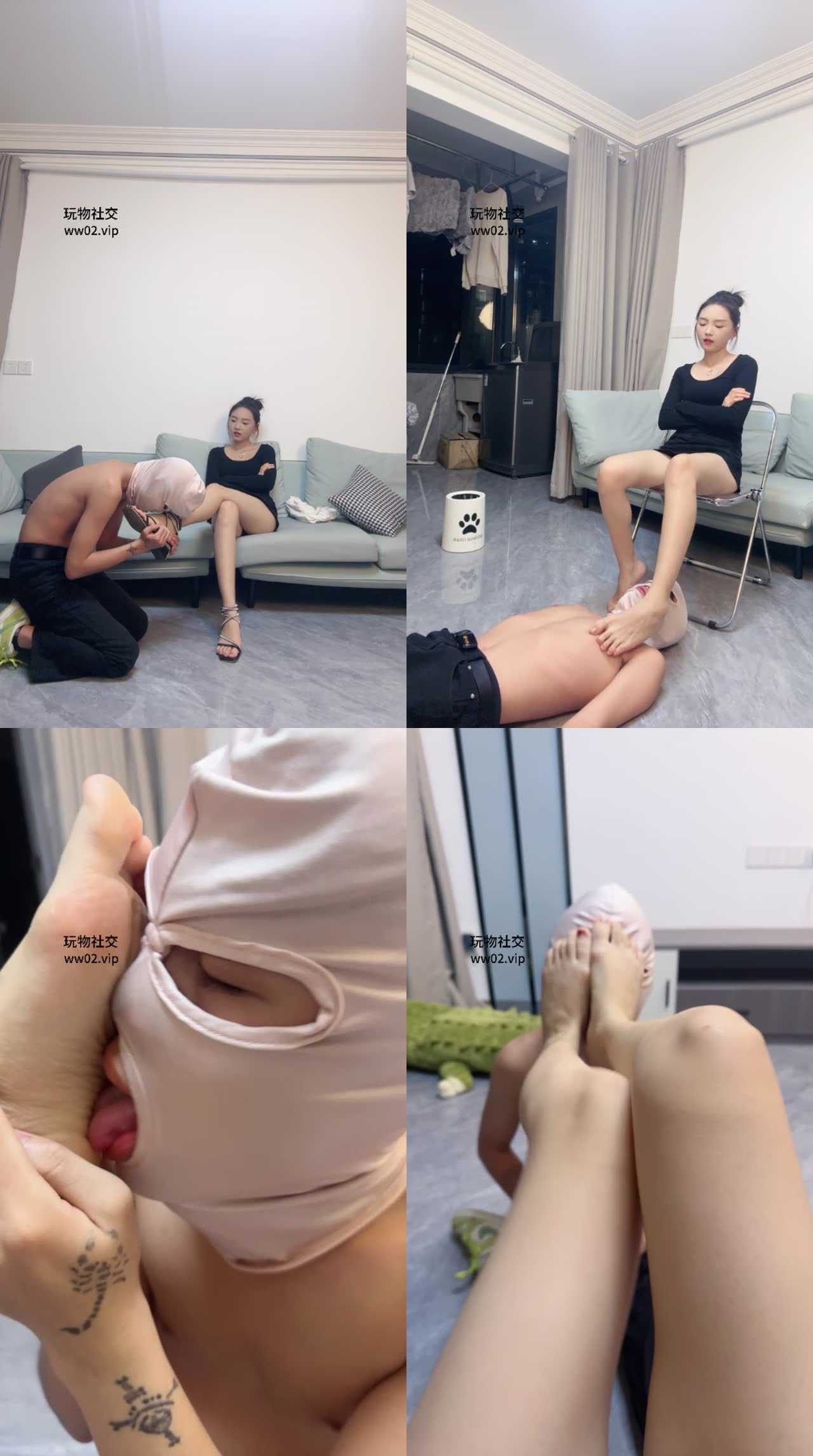 【月亮姐姐】素人S高跟凉鞋玉足蹂躏