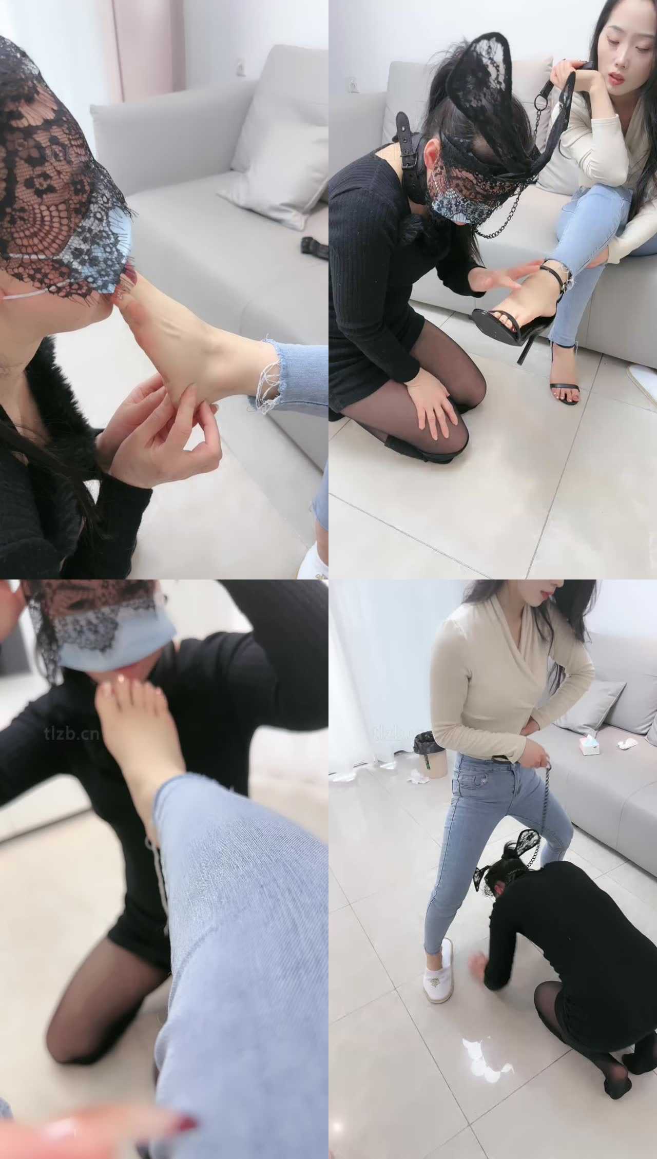 【晚晚】开发女慕-胯下羞辱/骑马遛狗/啃舔脚