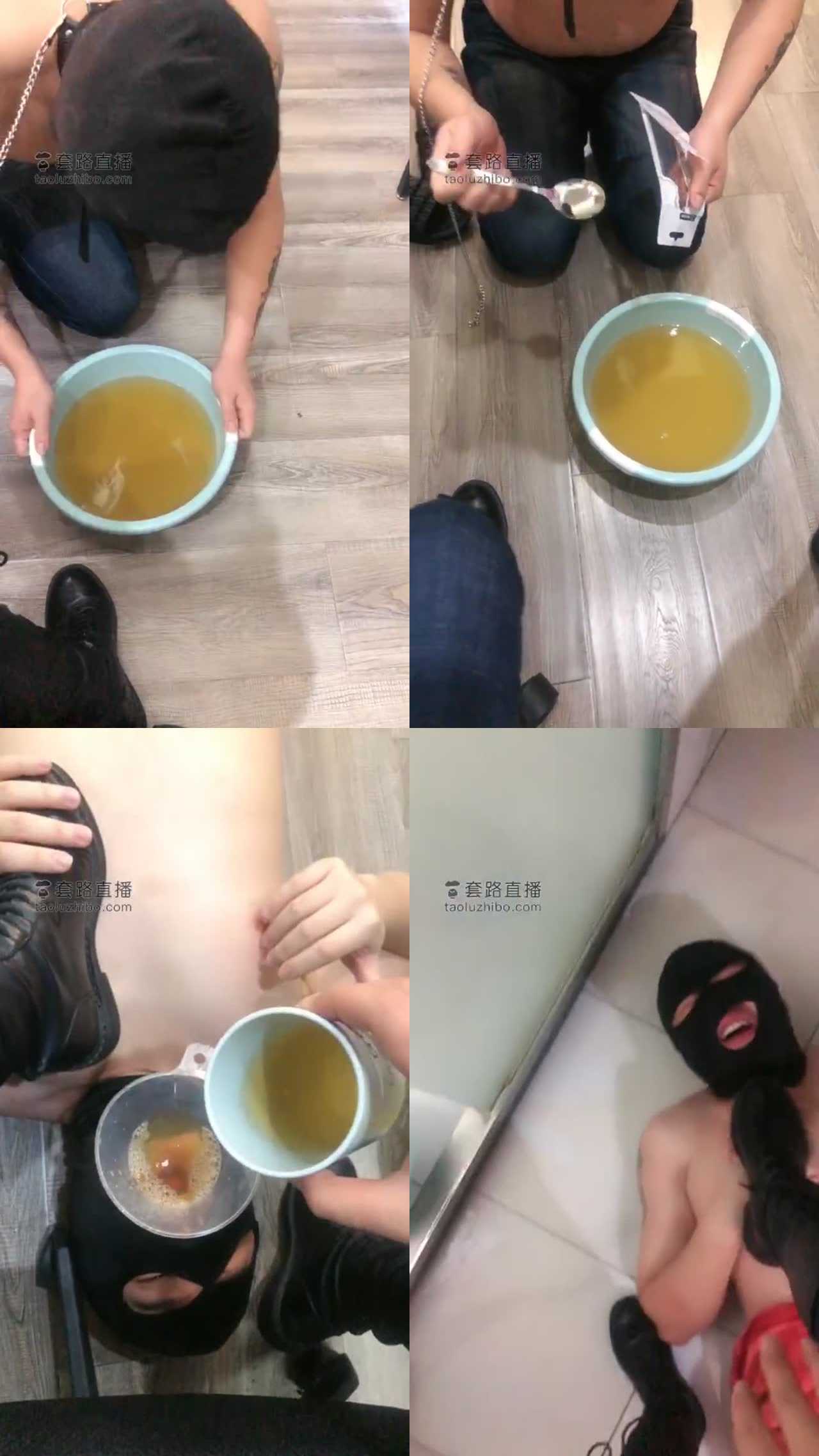 【南京清月】强迫闻臭袜-喝一大盆圣水
