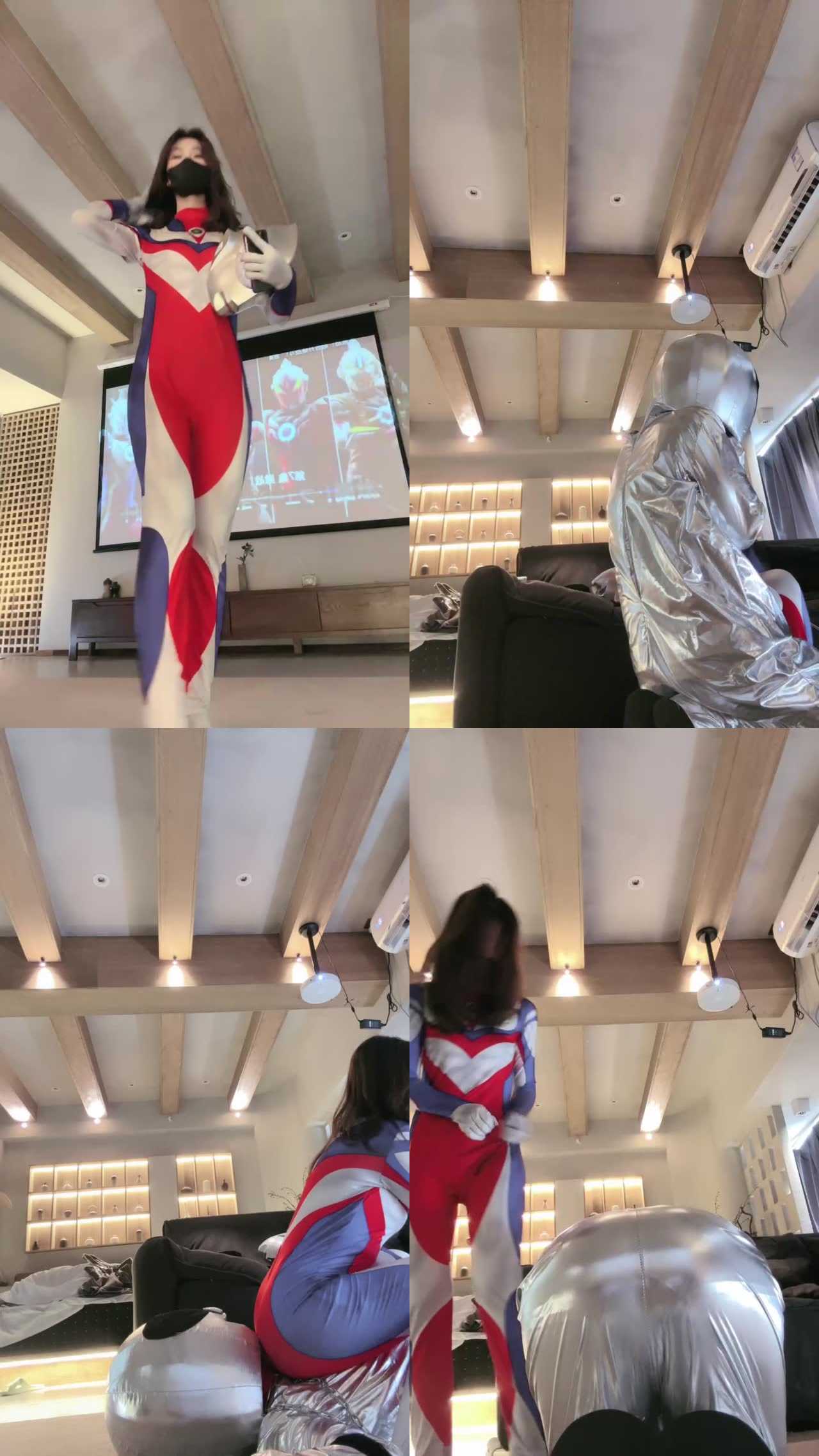 【禾末】cosplay-女超人VS外星人