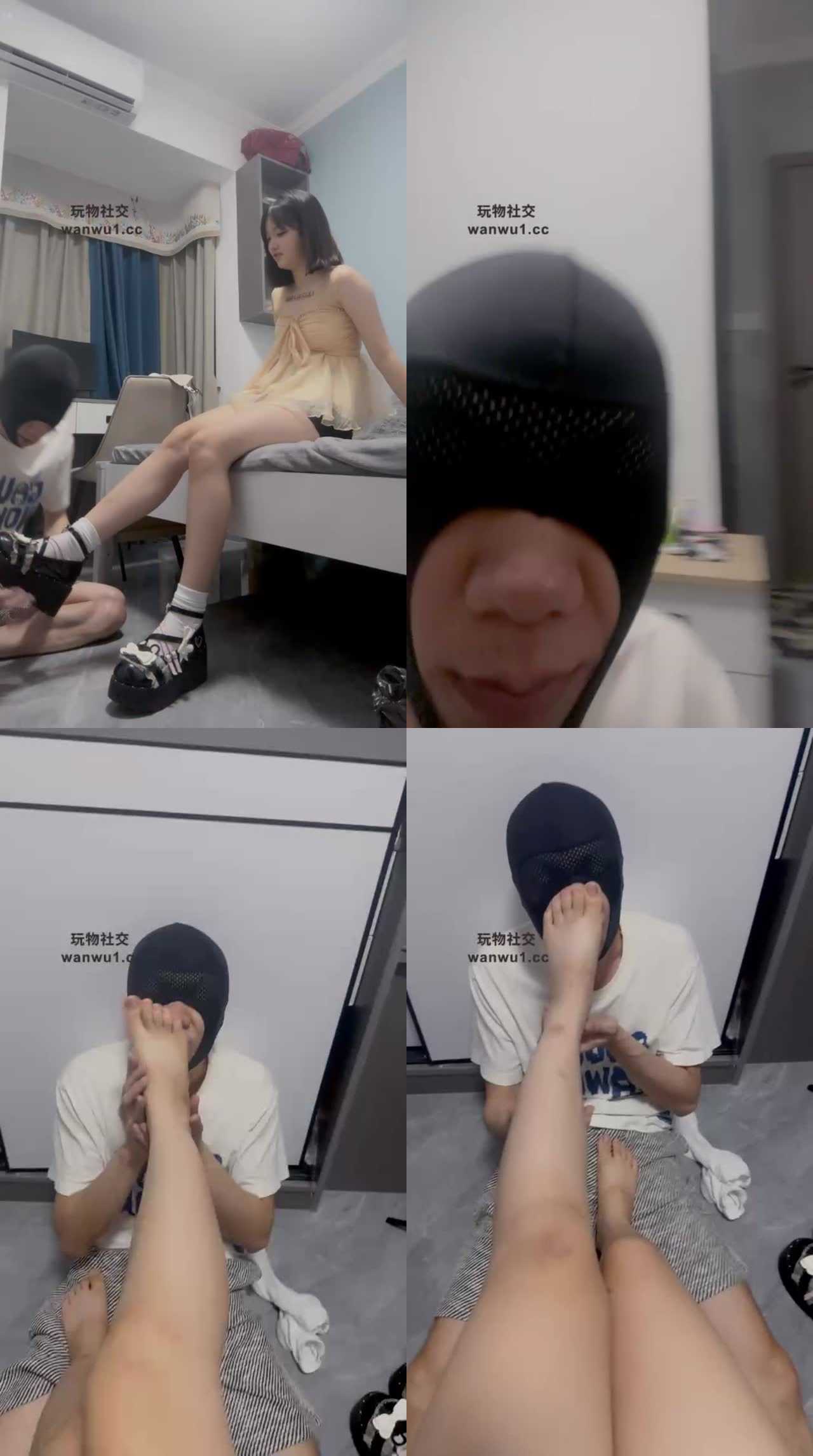 【狗哥】转胯狗爬/舔皮鞋白袜/原味玉足诱惑