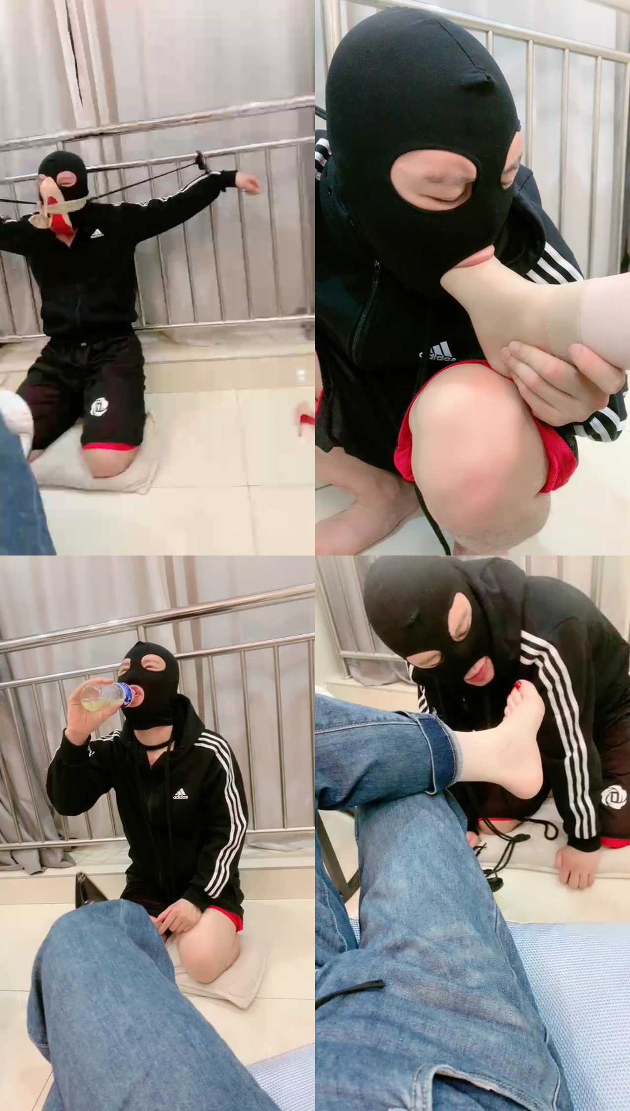 【曼妮老师】吊绑囚禁/强制闻臭鞋/脚深喉/赏赐圣水