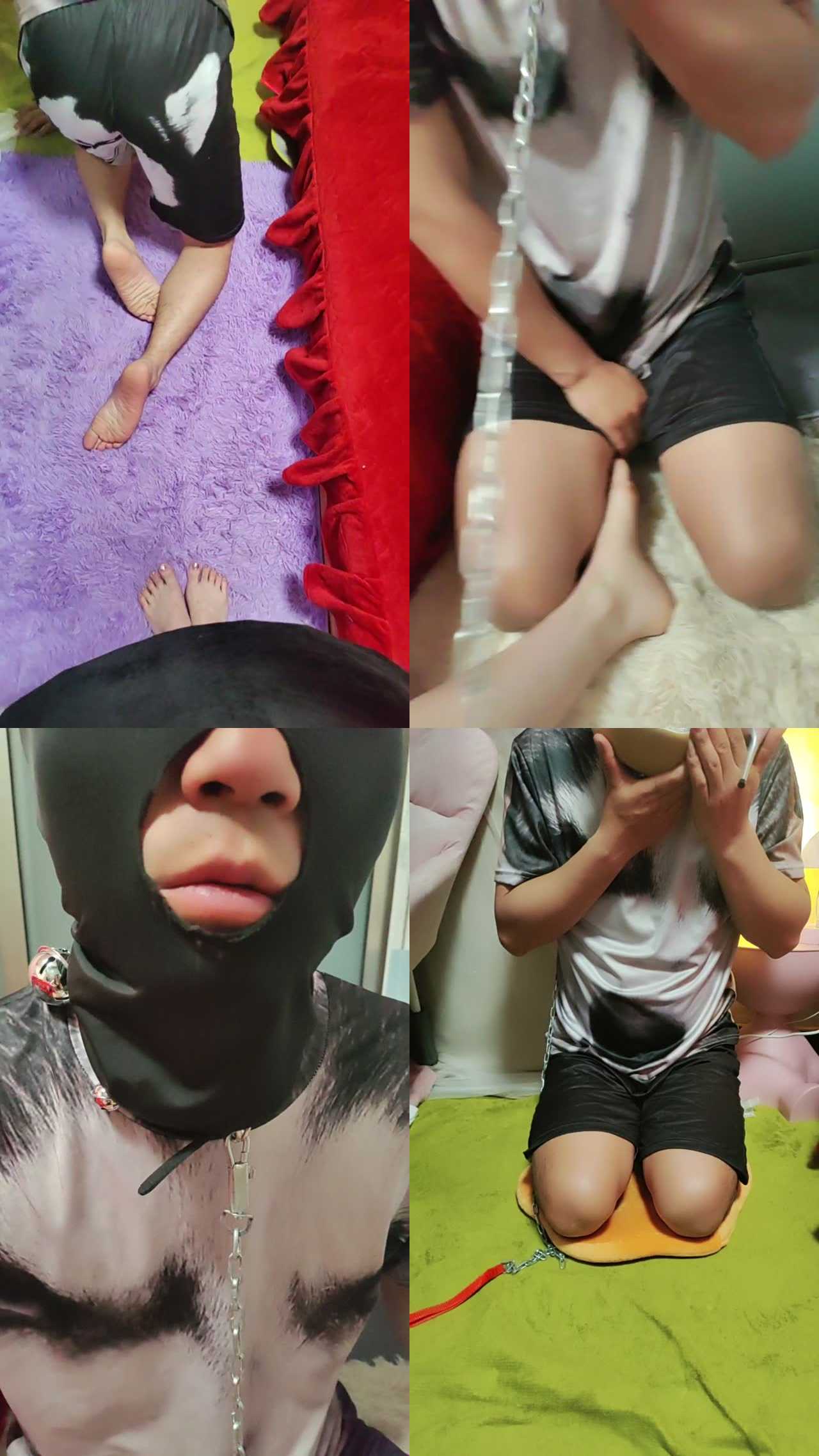 【柠檬S】遛狗耳光专场