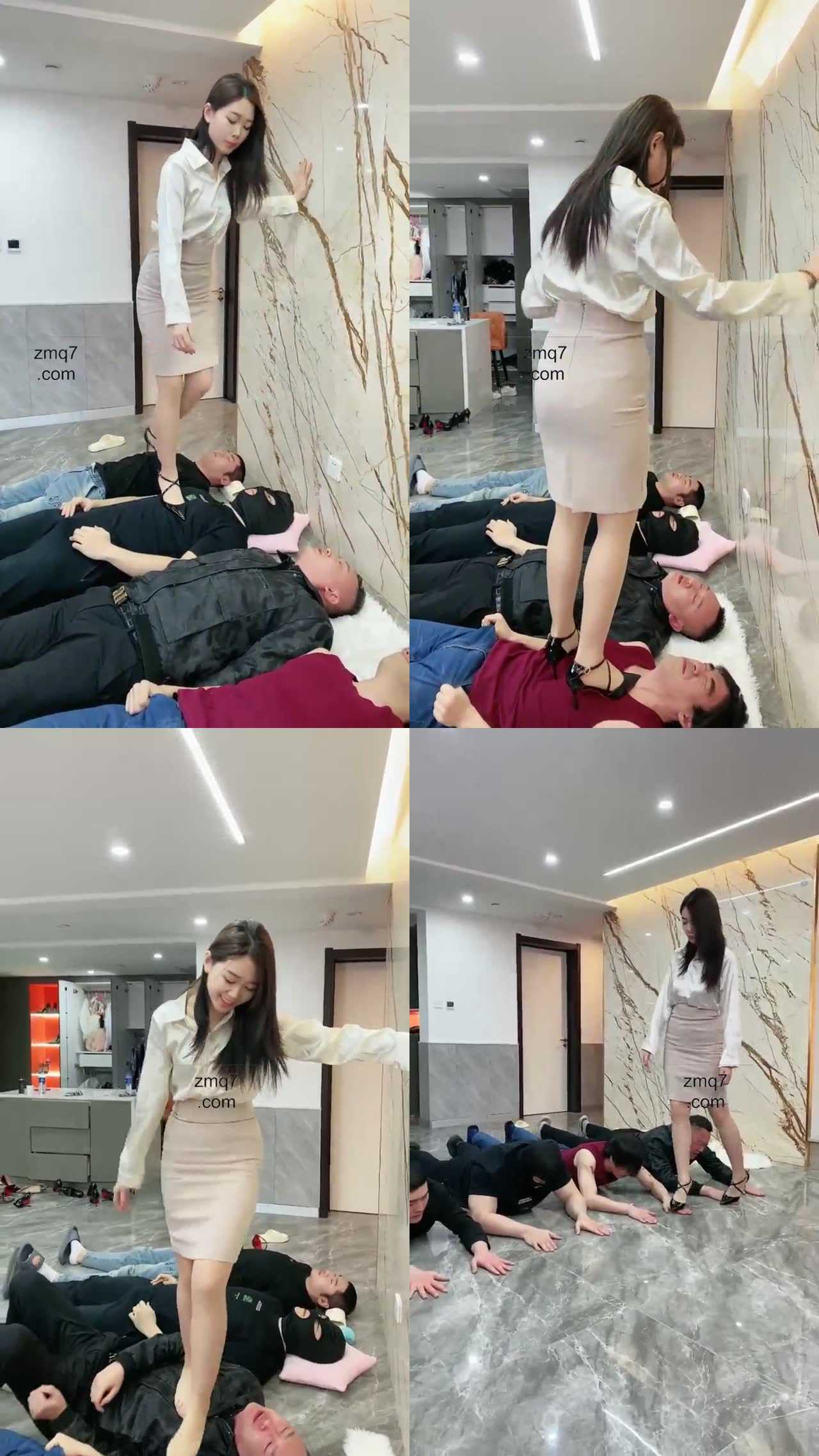 【麋鹿银儿】踩踏地毯