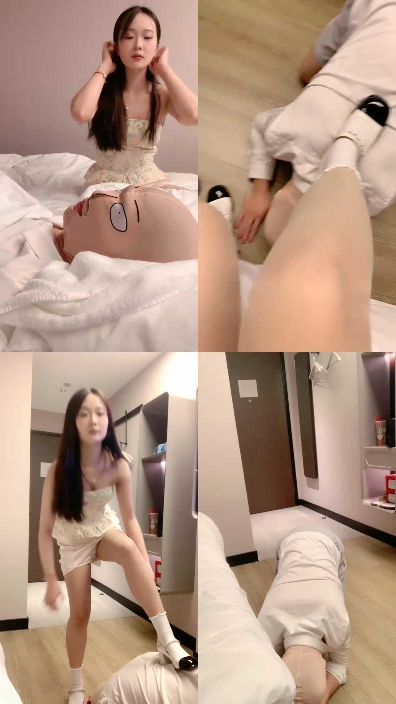 【腓腓】拉丝口水浓痰喂/跪舔皮鞋白袜/骑马转胯