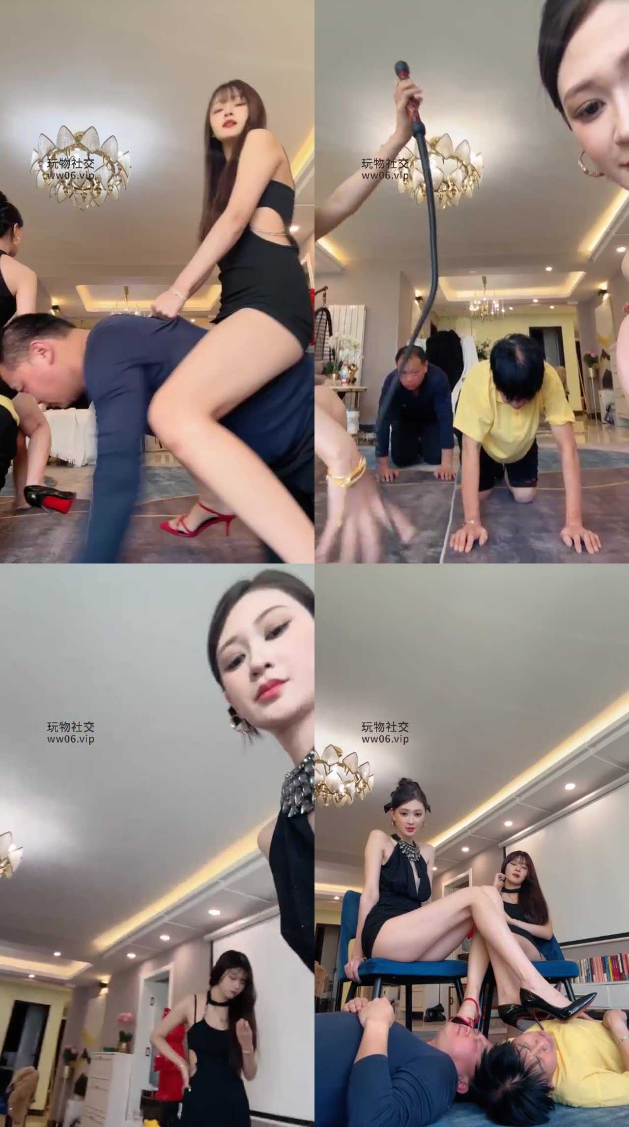 【艾琳】双主暴怒惩罚夫妻蠢狗