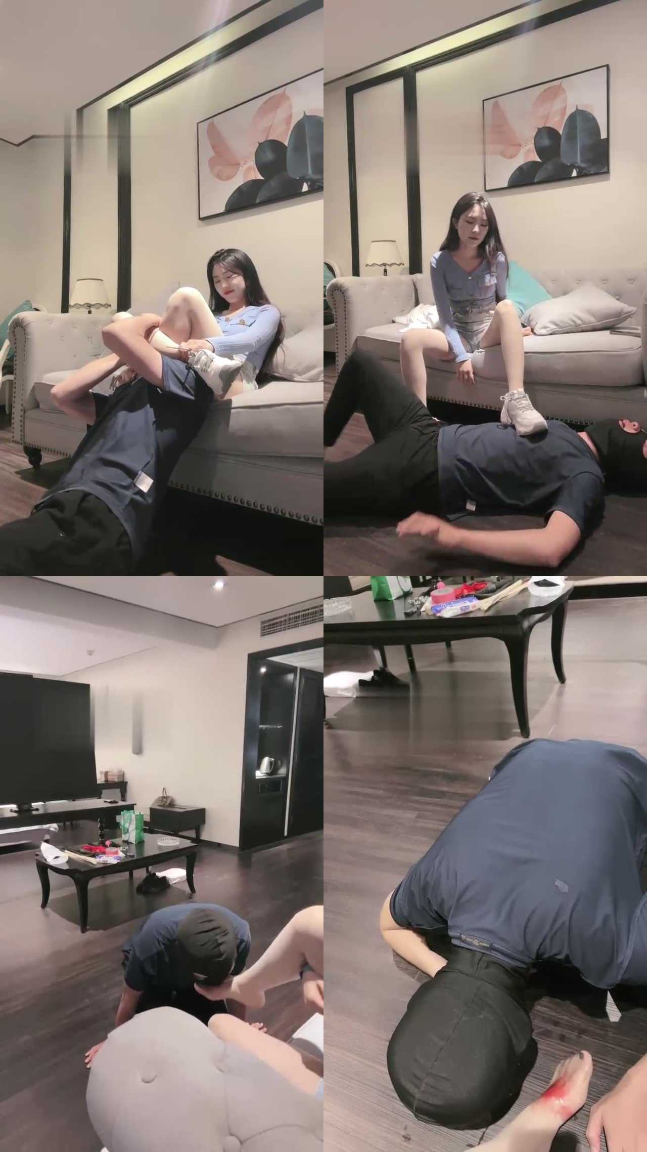 【霁月】腿绞窒息原味袜窒息