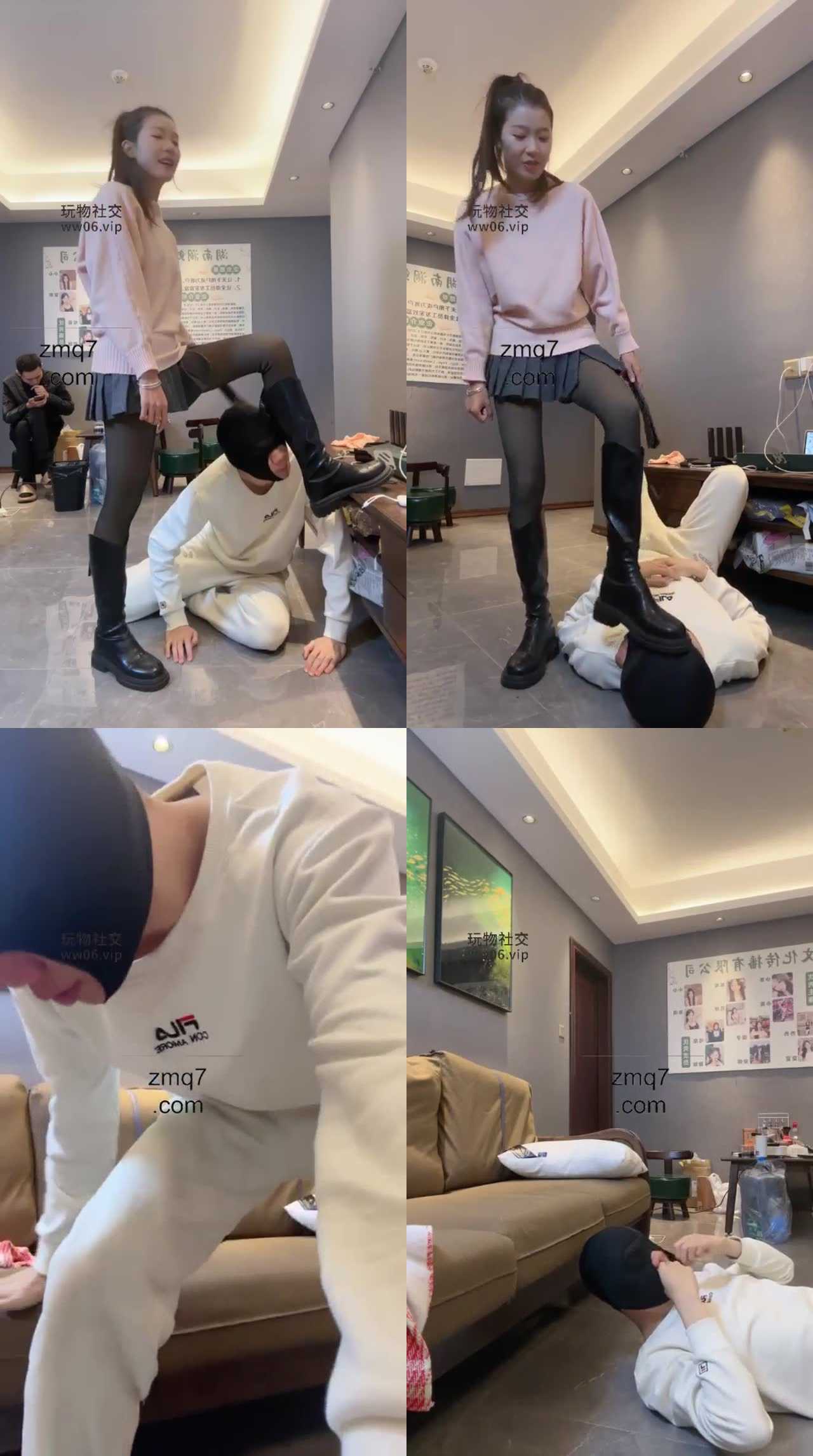 【狗哥】被极品长靴素人调教