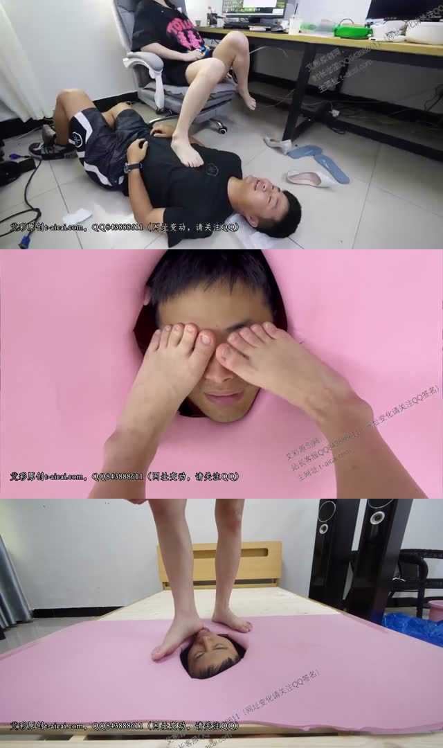 【第5风格】00后女主 道具床踩踏 办公室深喉