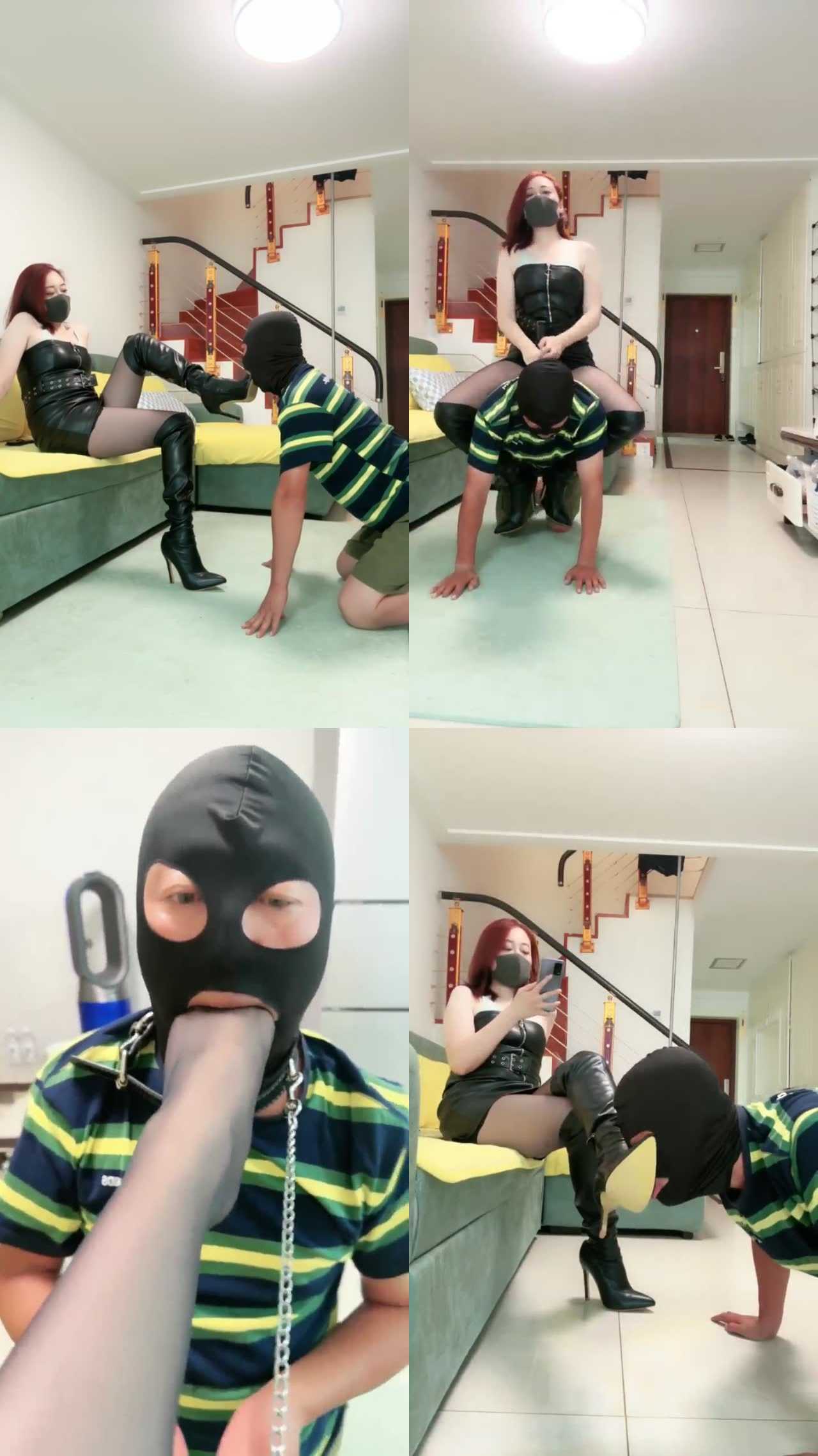 【小妮】调教 玩男奴