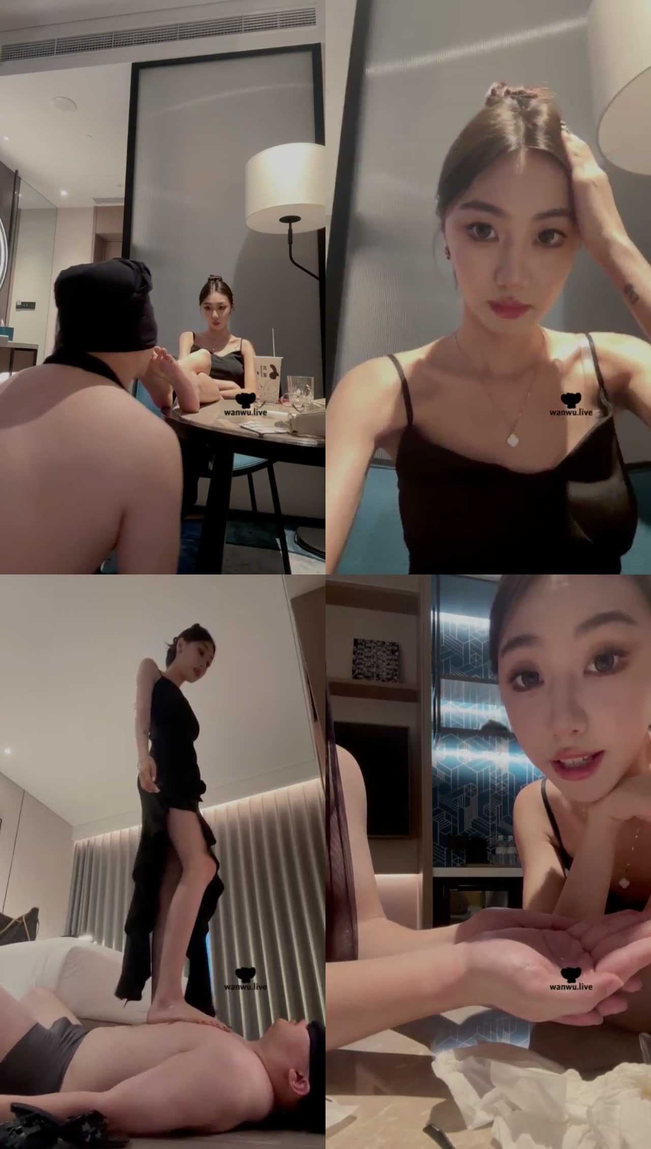 【凉子】高贵车模 强迫太监狗 口水盛宴