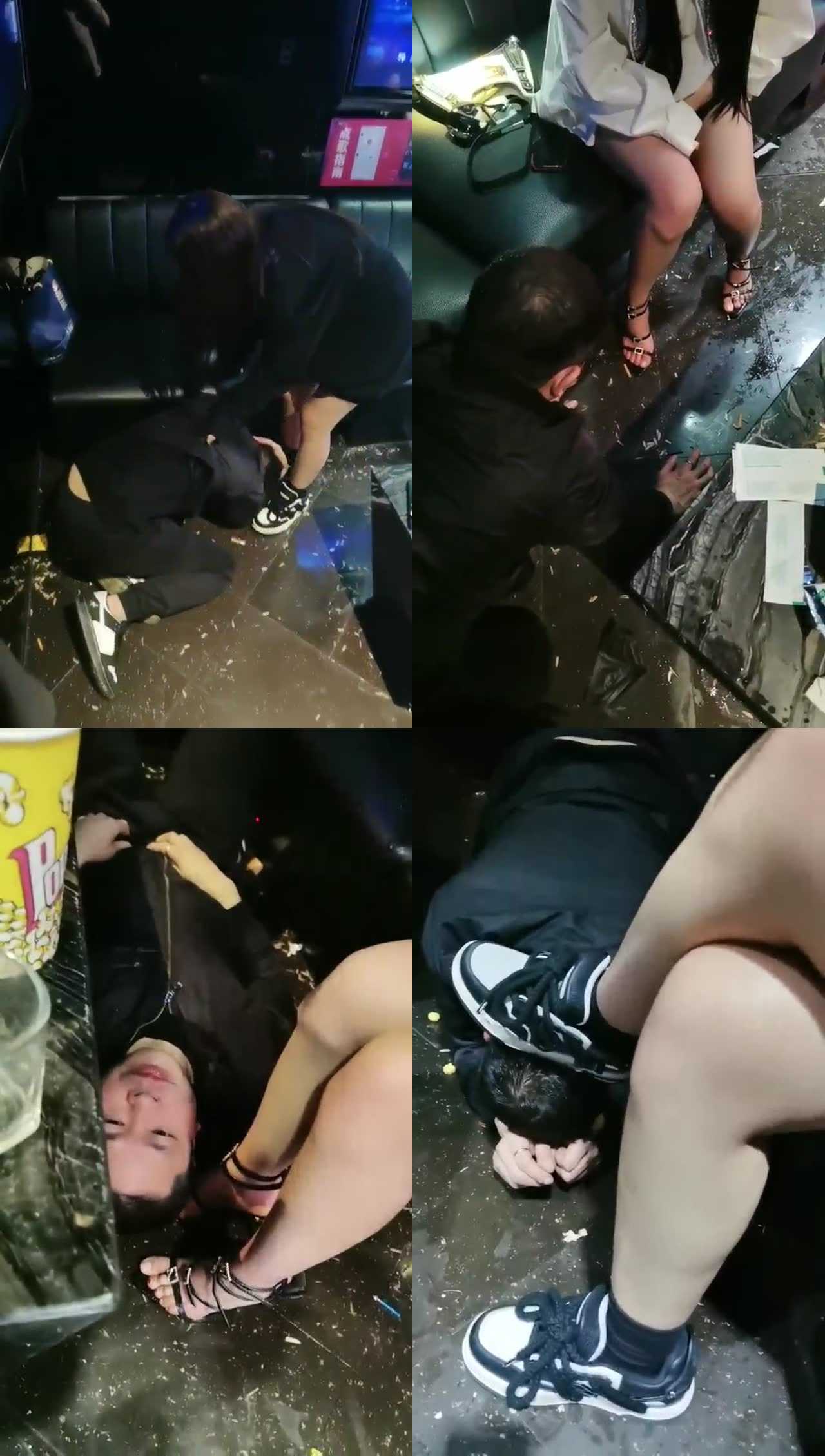 【文文文文】KTV 暗黑真实暴力 三女主