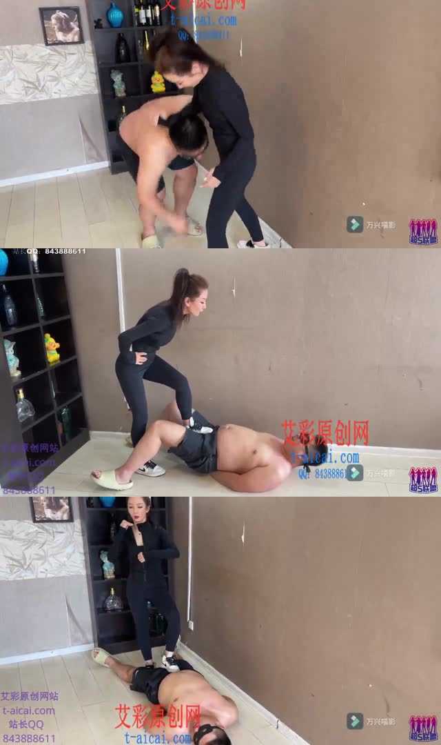 【未知女主】健身达人 倩姐 客串防狼演绎