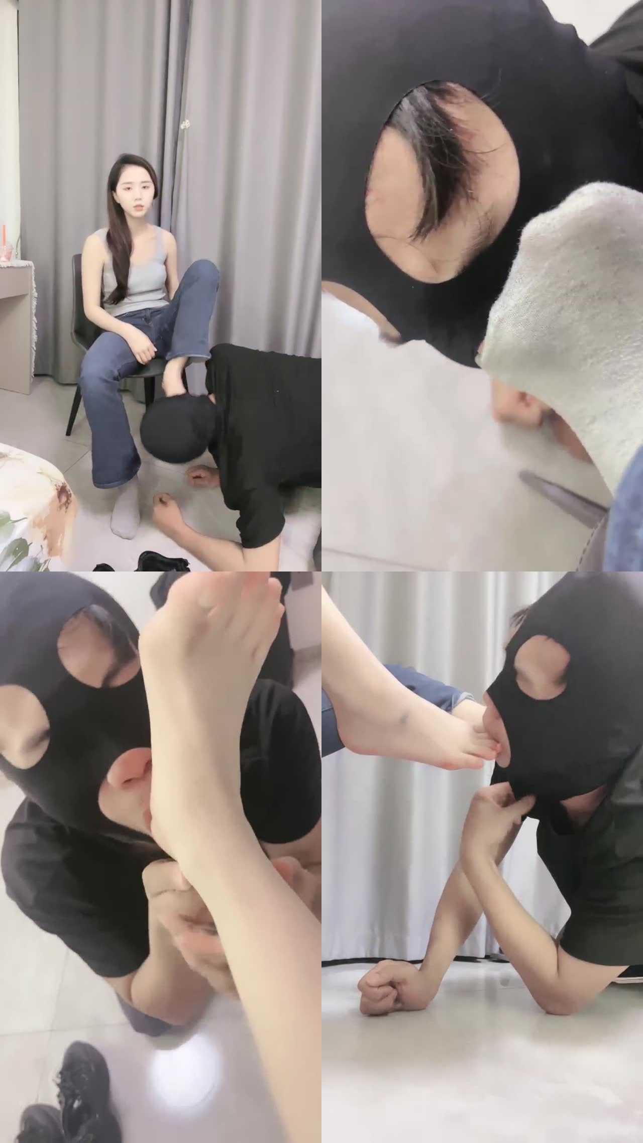 【00后舞蹈小主九莲】舞蹈生姐姐 玩初次狗狗