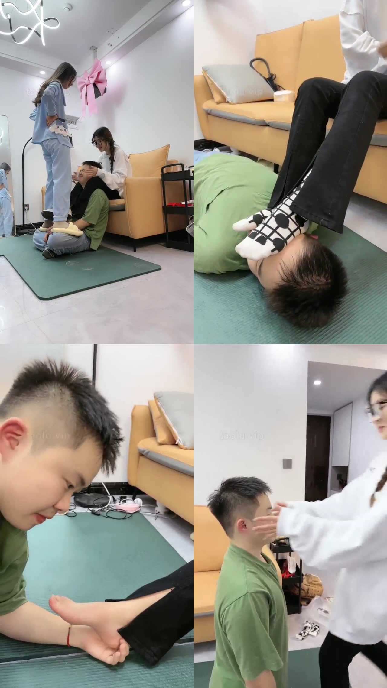 【尤物姐姐】素人女大学生 体验调教男奴