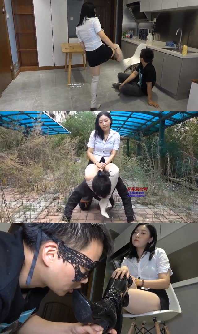 【彼岸花】被女上司辞退后 男员工沦为靴下奴