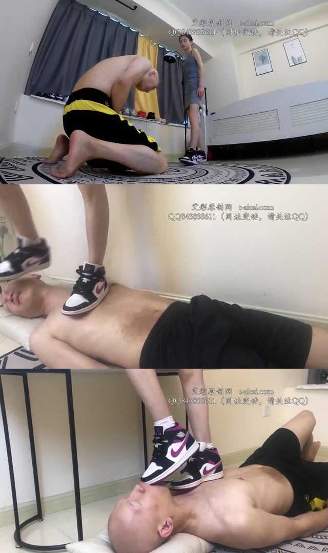 【美竹姐姐】紫色AJ的折磨
