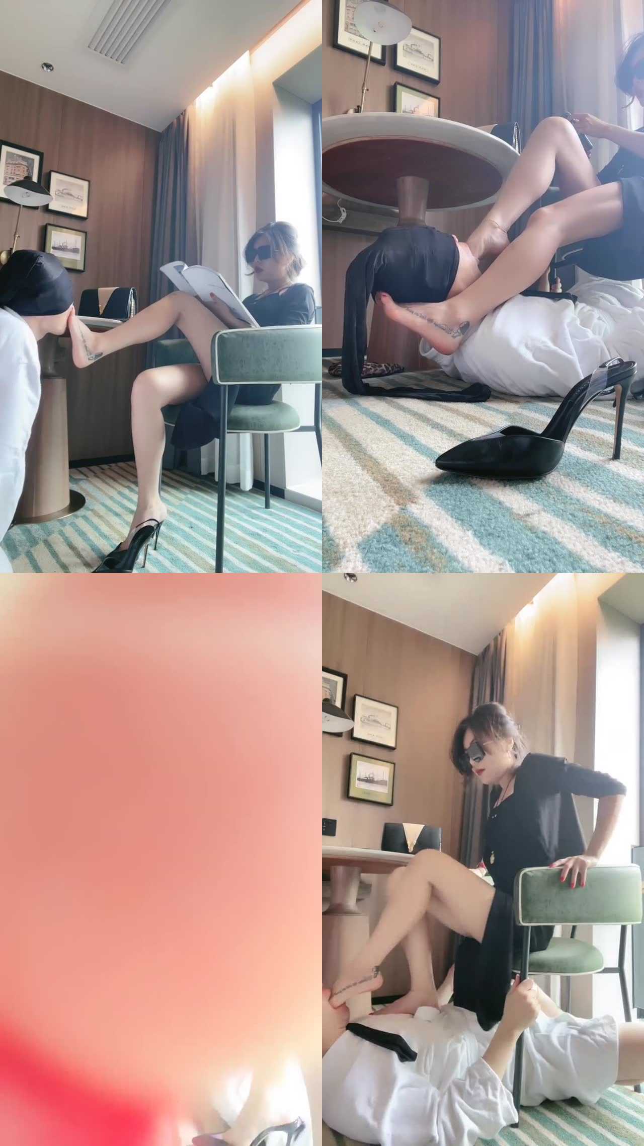 【歌迪丝】大嘴脚奴 深喉太舒服了