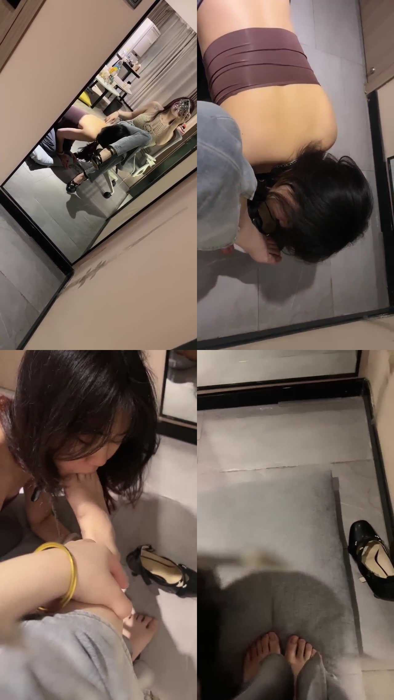 【橘子没熟】调教女奴 经期的特别加练