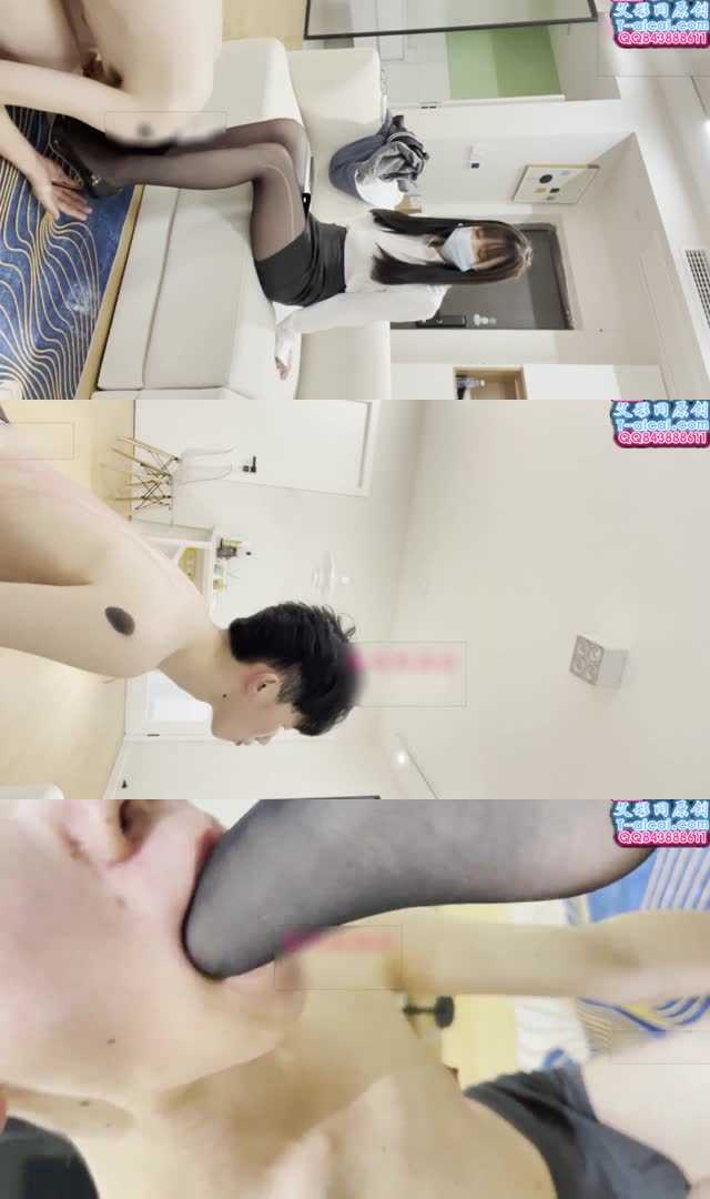 【樱桃大大】可爱高贵制服 黑丝戏谑小奶狗