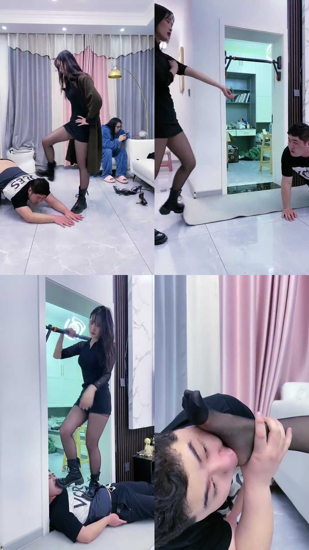 【麋鹿银儿】素人调教