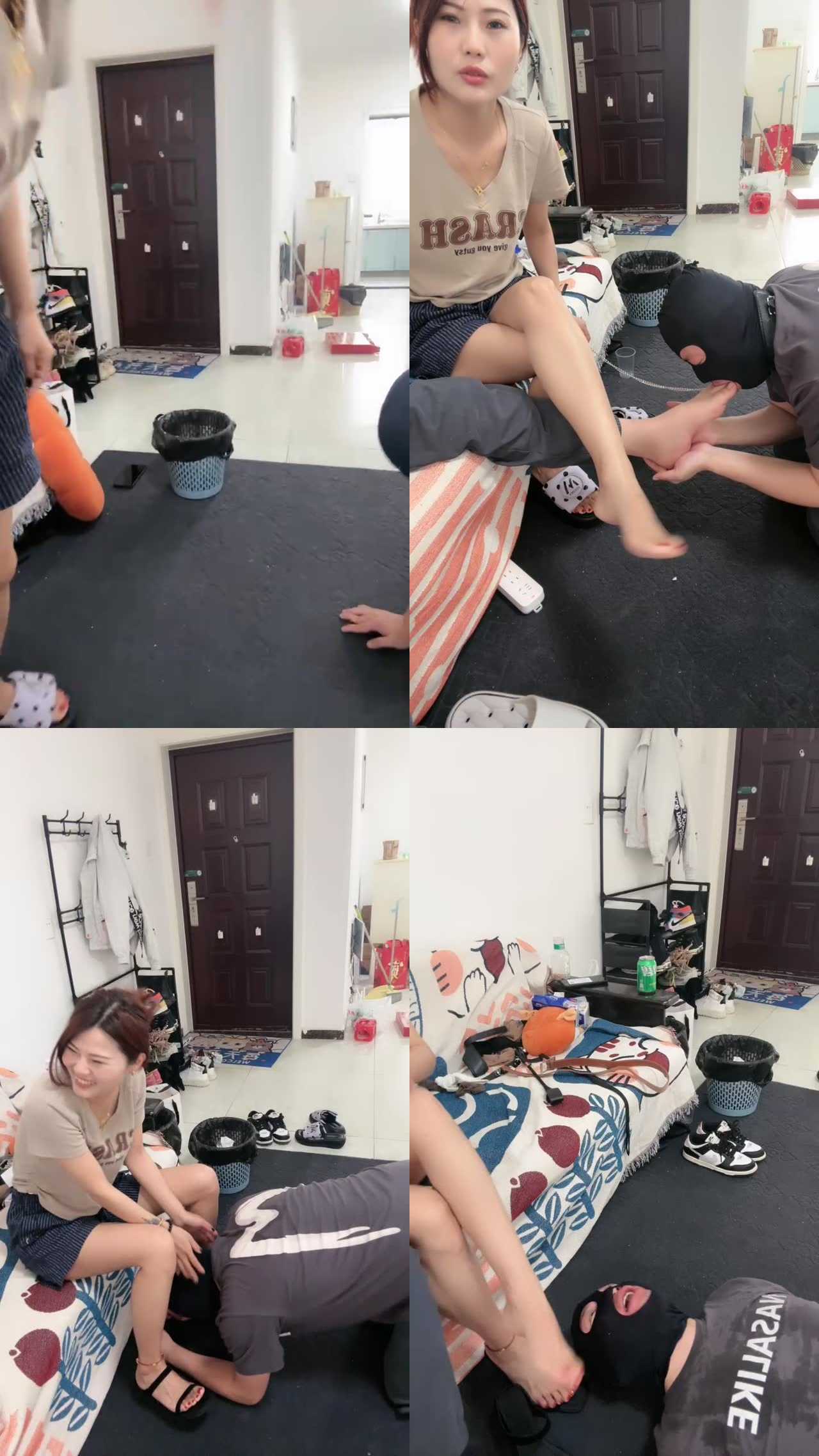【安主子】提档耳光/赏赐圣水/骑马转胯/全体重踩踏