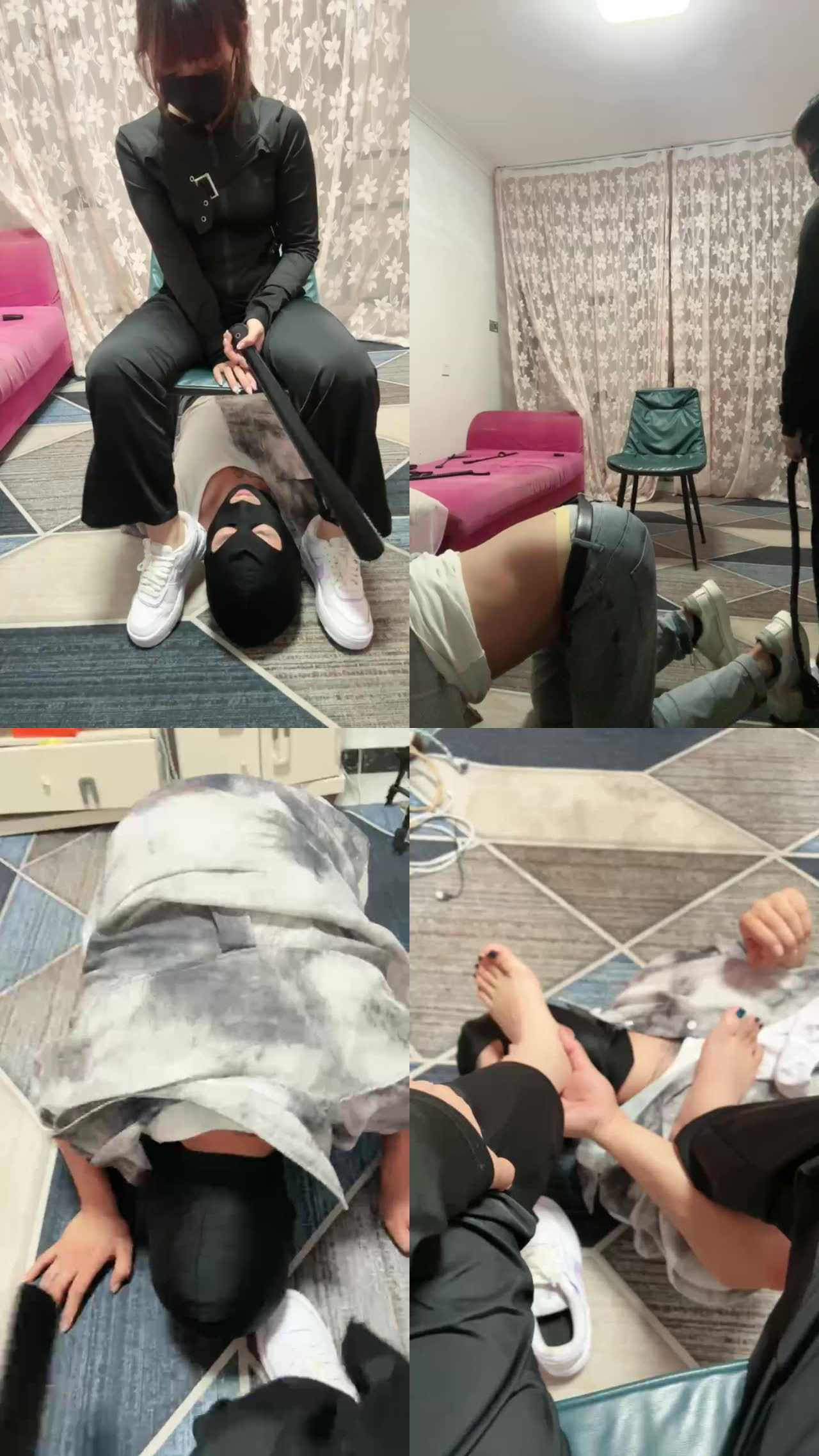 【心理学】小白鞋毁容踩/鞭打/船袜窒息/骑马遛狗