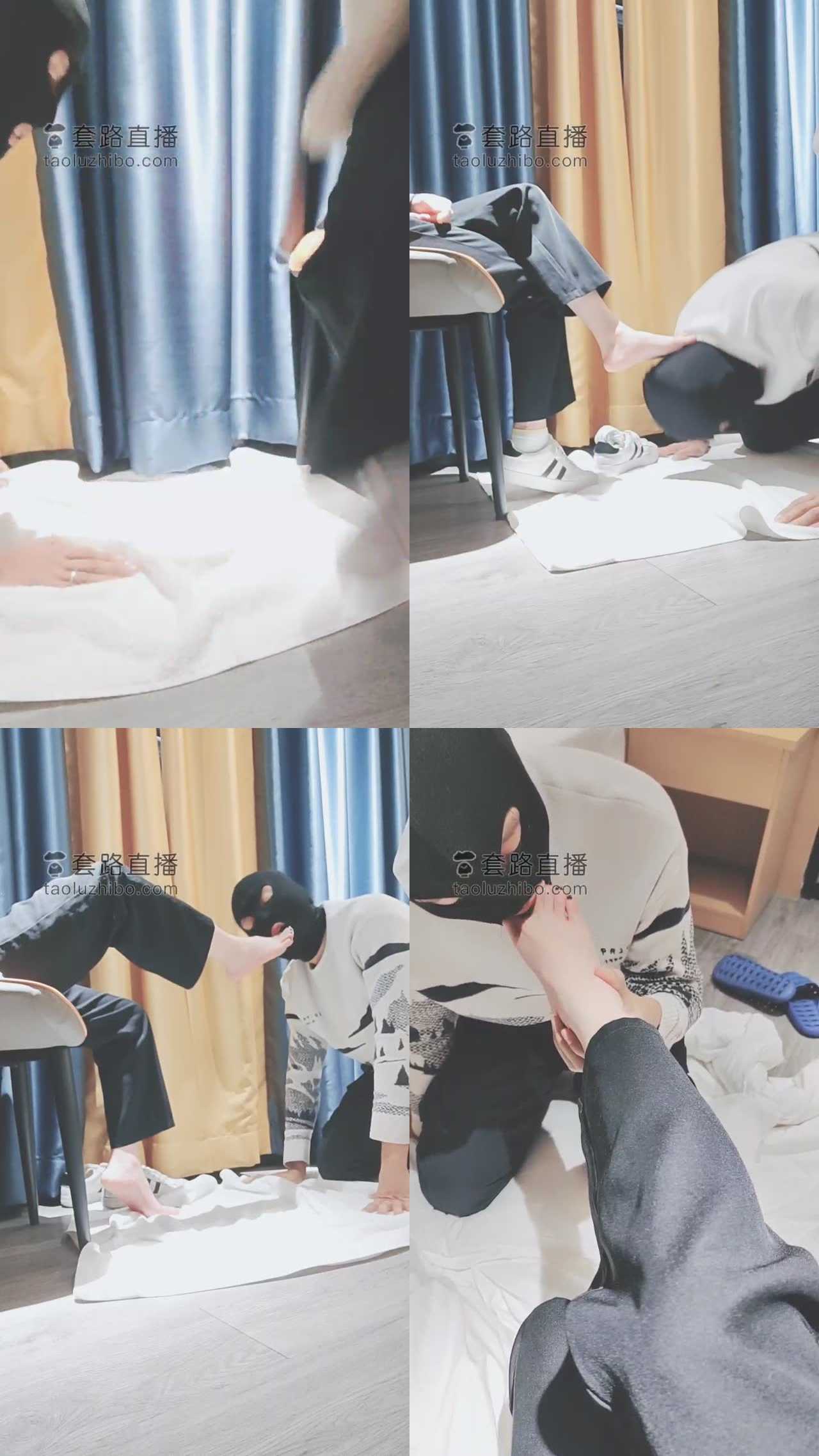 【灵竹】运动后原味鞋袜脚辱狗