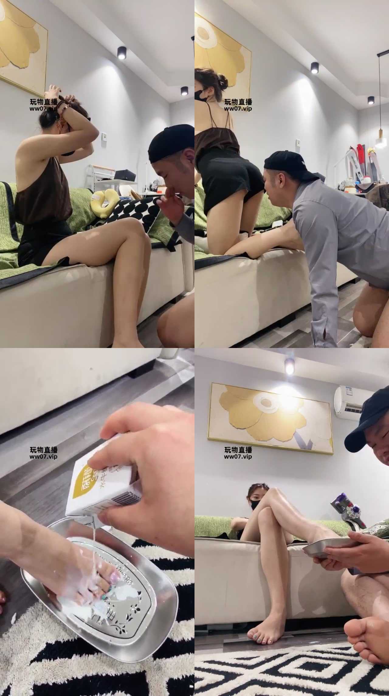 【胖虎】偷偷闻丝袜脚