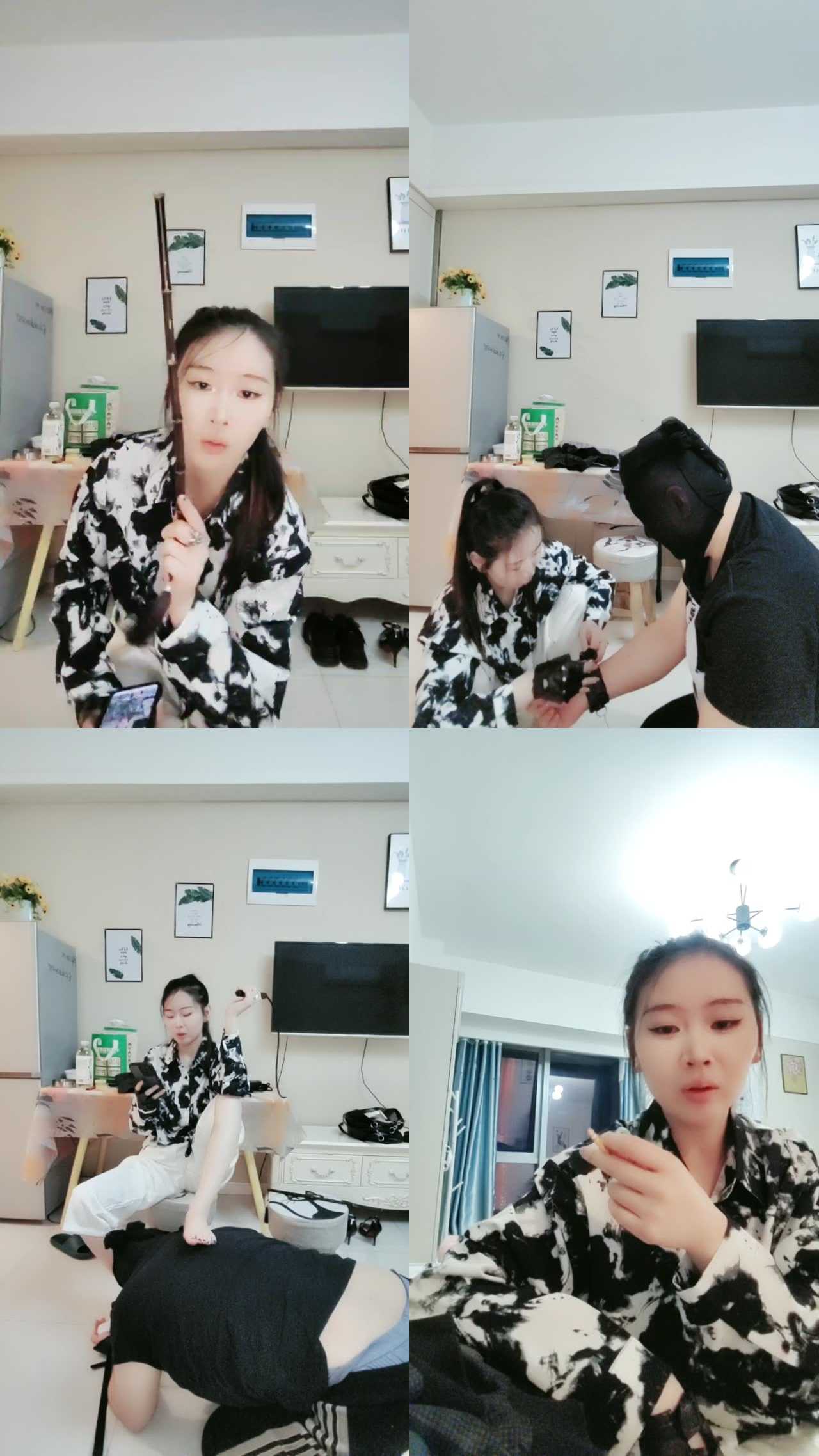 【沈阳吟雪s】踩踏虐乳棉袜深喉