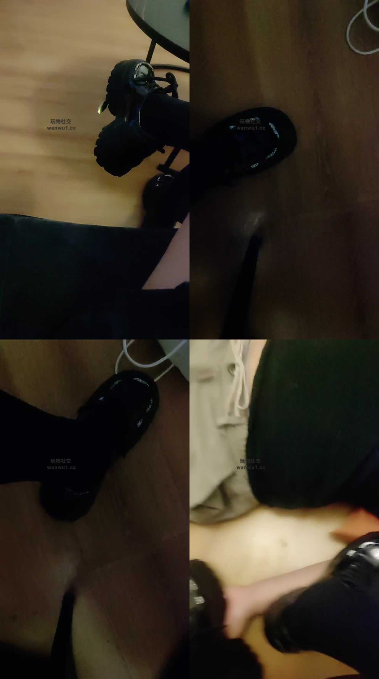 【风S】皮鞋丝袜脚踩/舔闻裸足