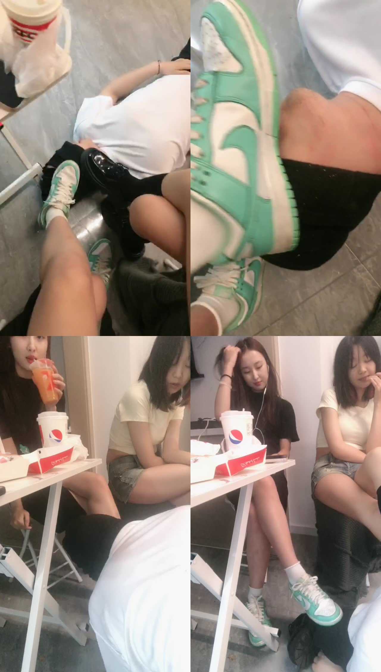 【SS】双素人S-脏鞋踩贱奴/舔脏鞋底