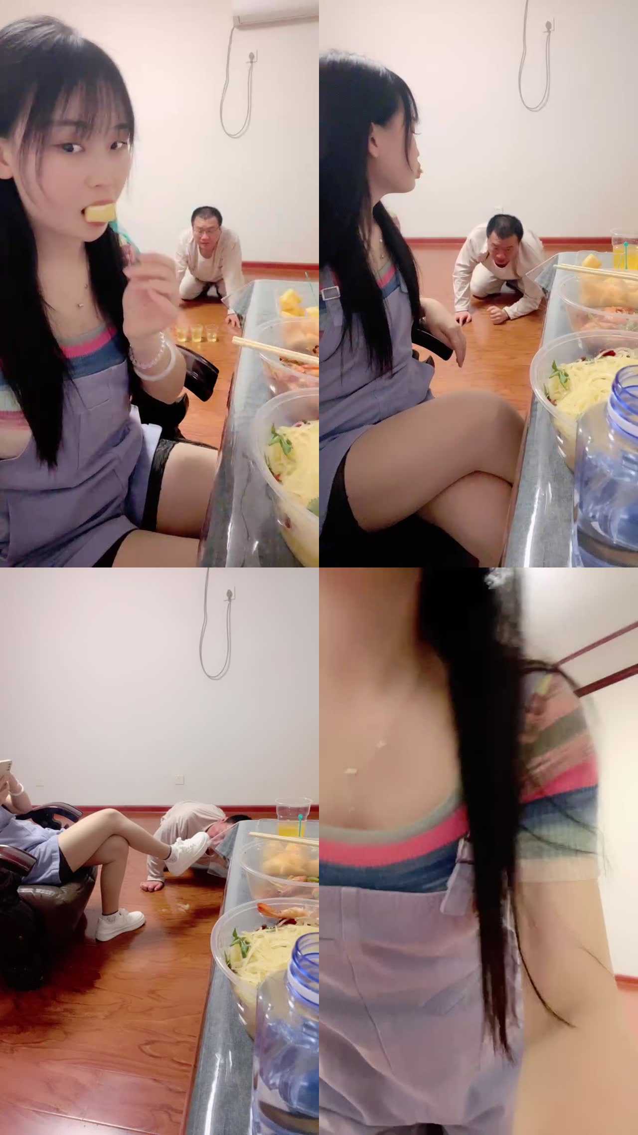 【申小悦】家奴伺候吃饭喂食/升水