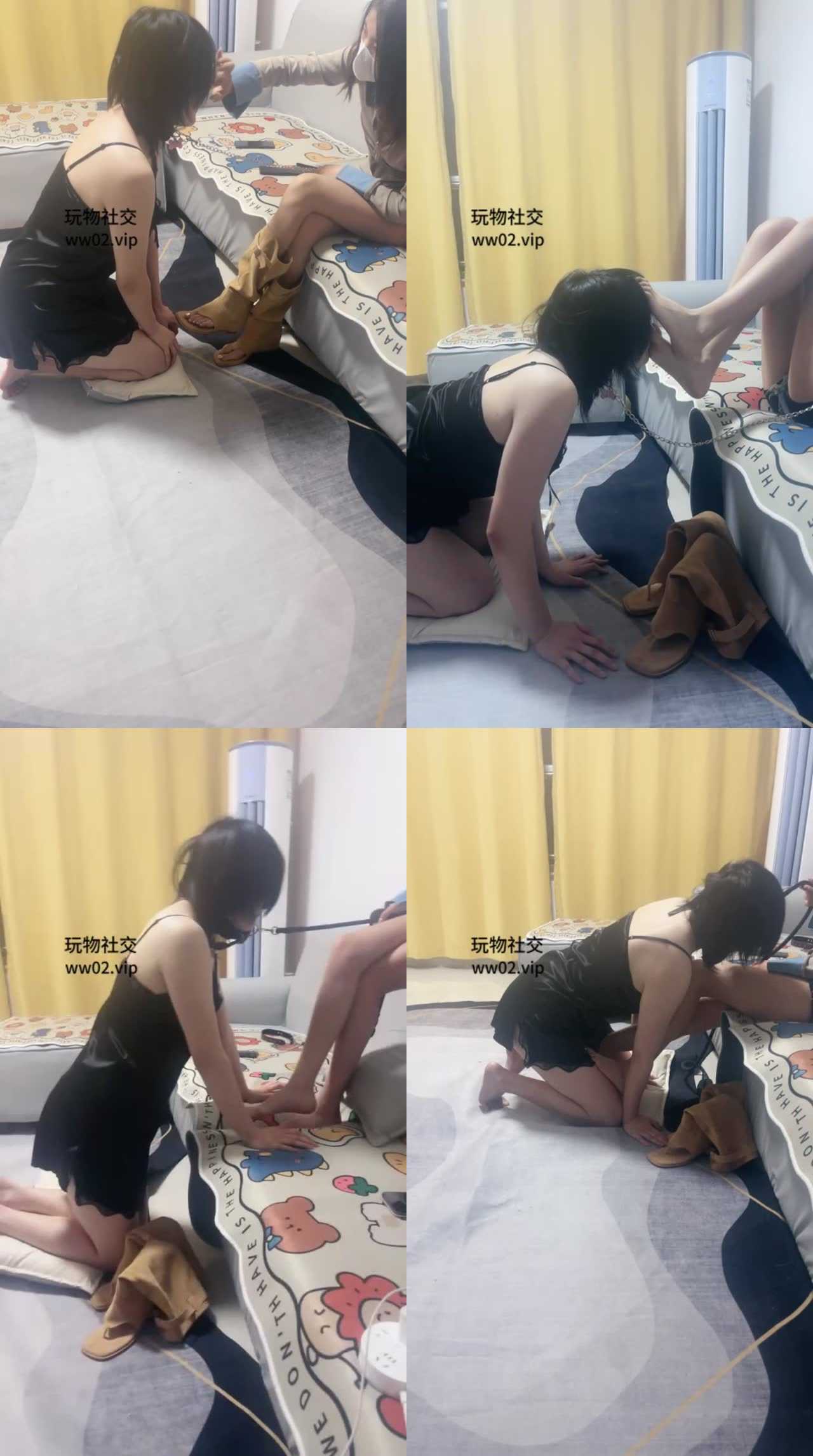 【司黎里】闺蜜犬-碾压狗爪/抽耳光/骑马狗爬/裸足插嘴