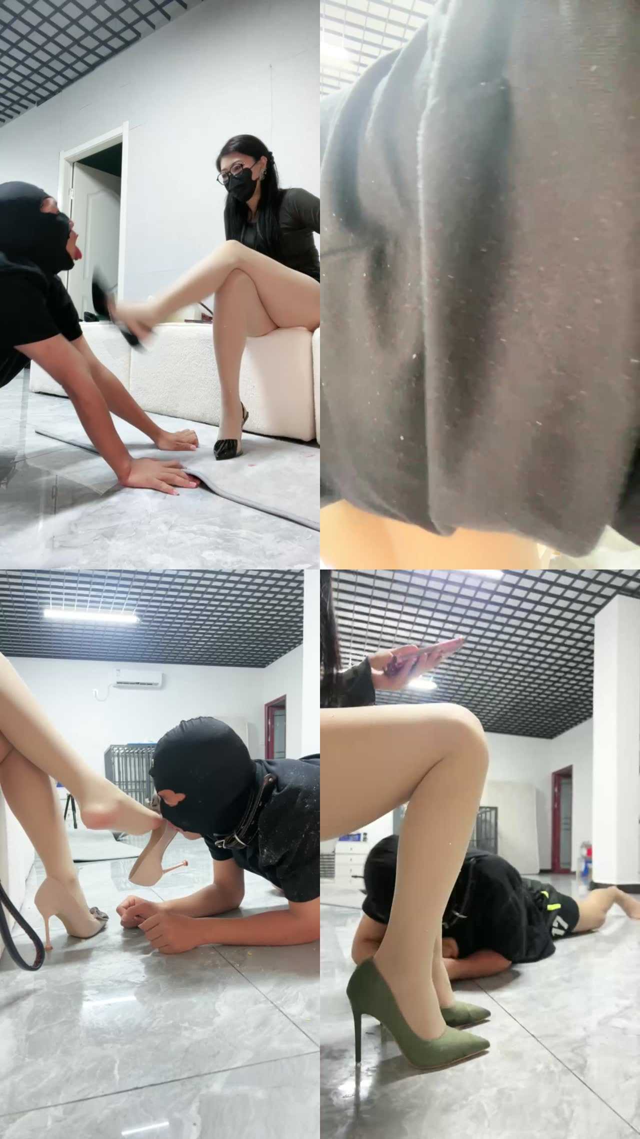 【喵主】脏鞋虐杀-物化人体鞋刷