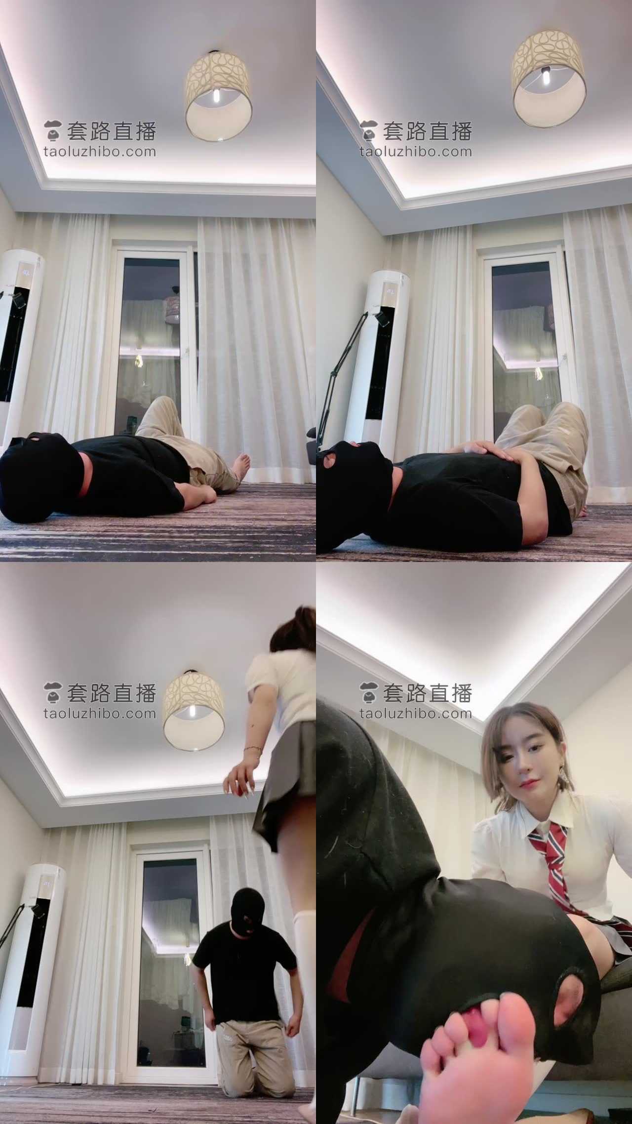 【风吟女神】JK短靴白丝全体重踩踏