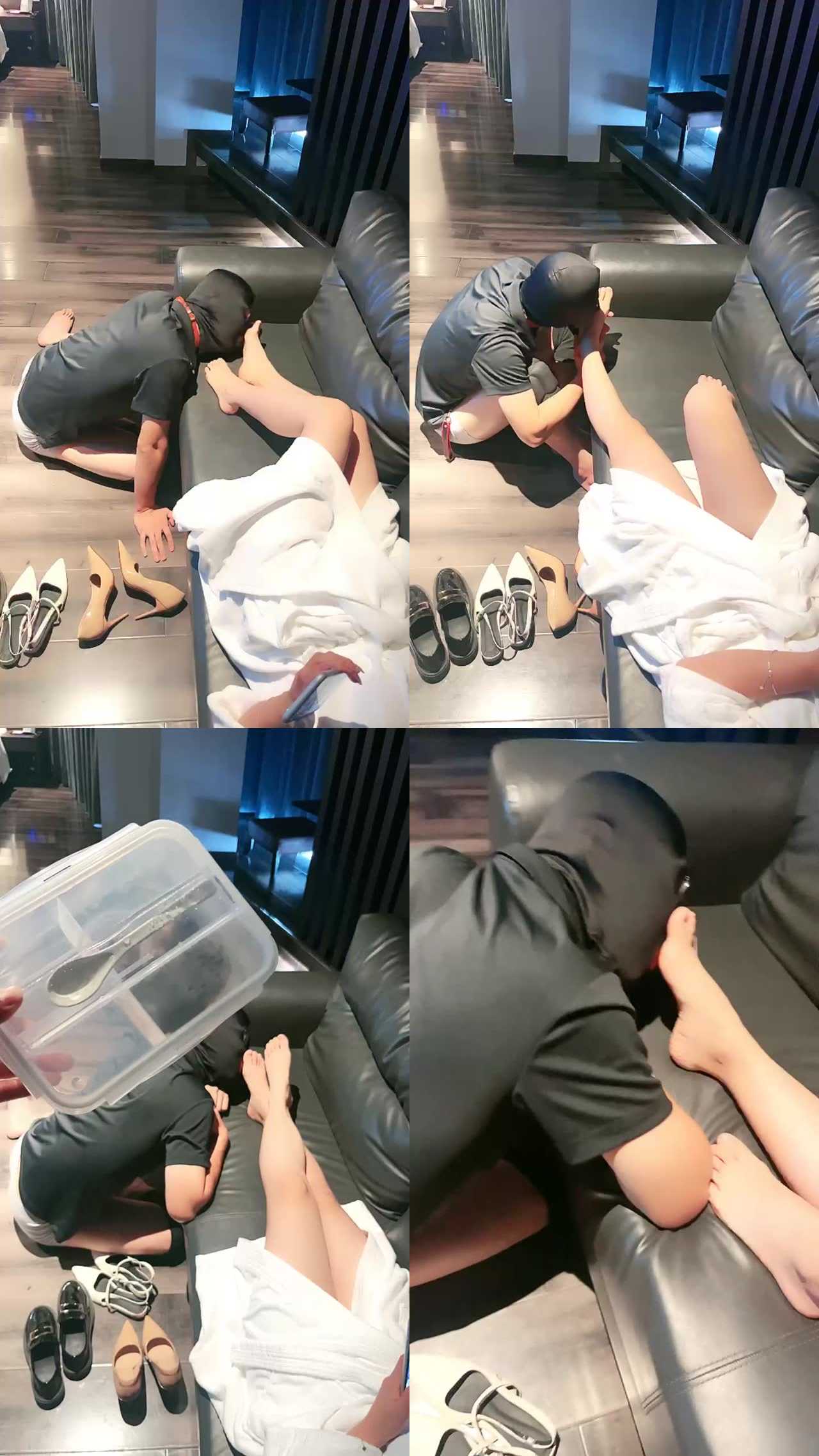 【佚名情侣】绿帽奴恋足狂舔/赏赐圣水