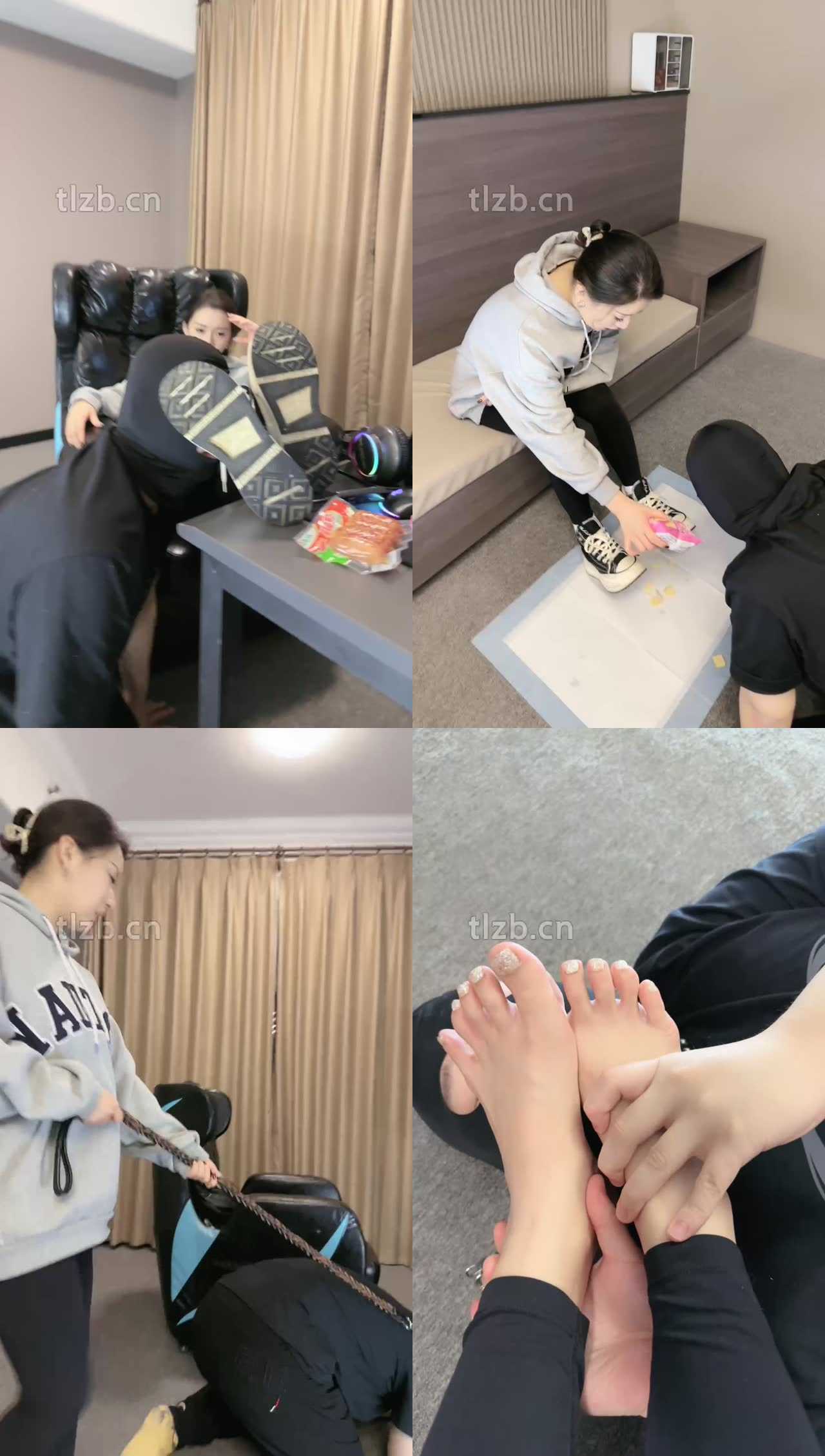 【潘妮女王】网瘾少年得用臭脚治疗