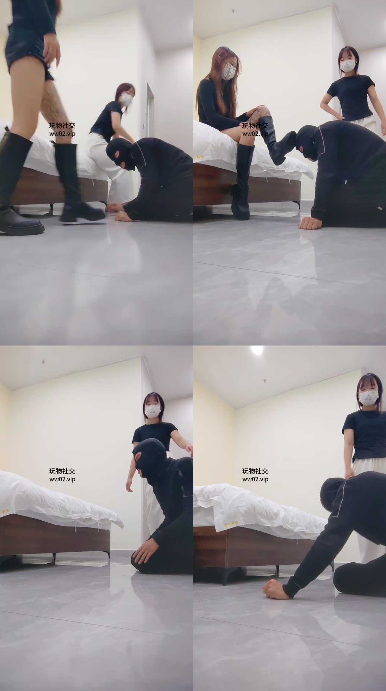 【女生也能很暴力】双S-纹身小妹暴力虐打