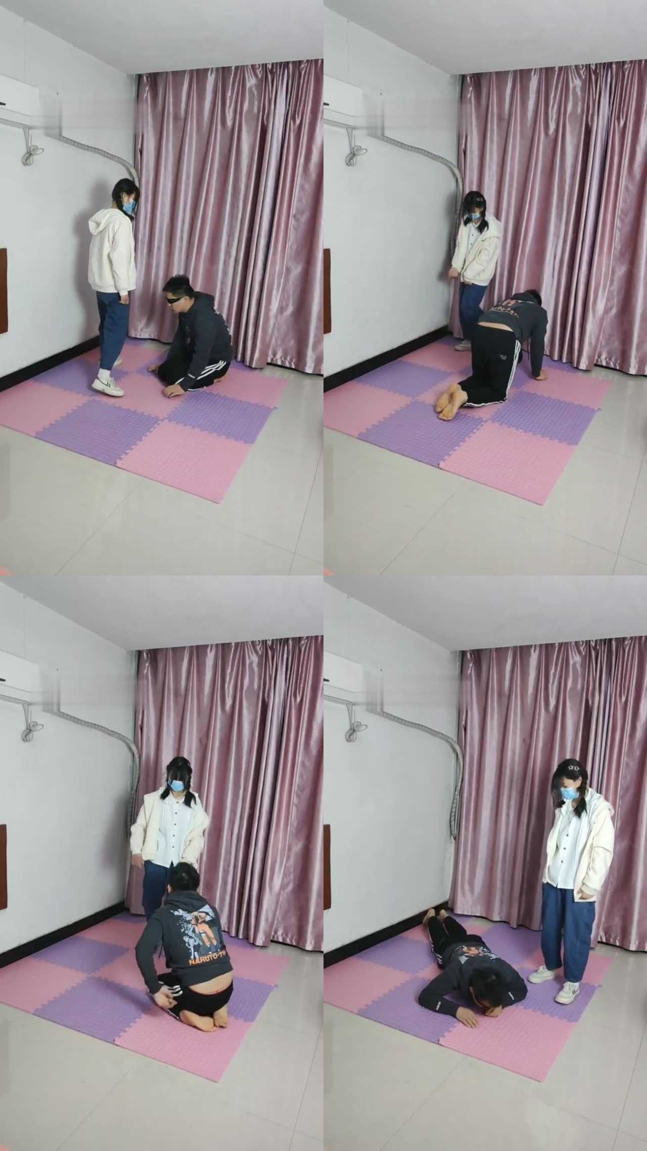 【最抗揍M】被素人学生妹子虐打