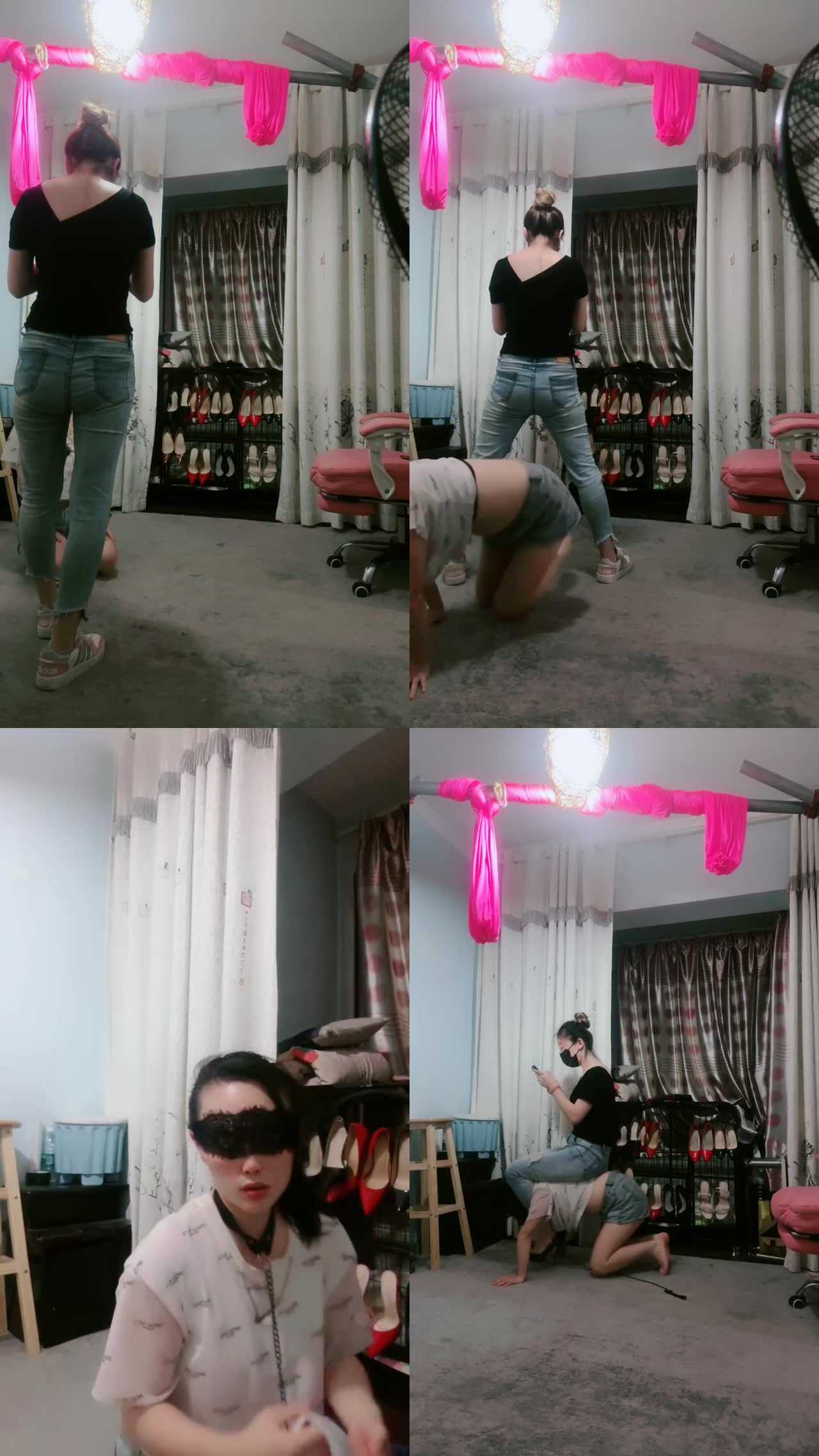 【梦幻大大】母畜-断头骑/粉鞋踢踹踩踏/赏赐圣水/深喉闻棉袜耳光