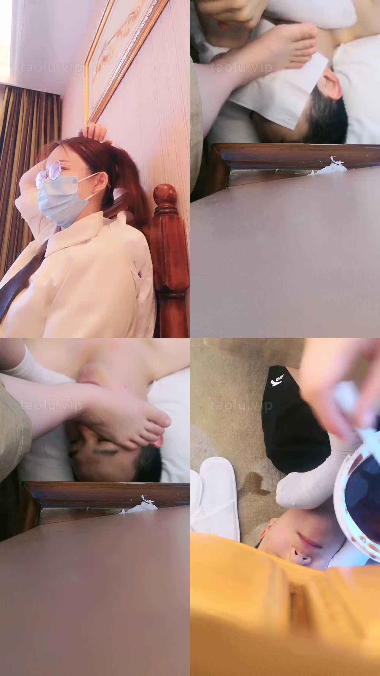 【甜音】骑脖/闻舔白袜裸足