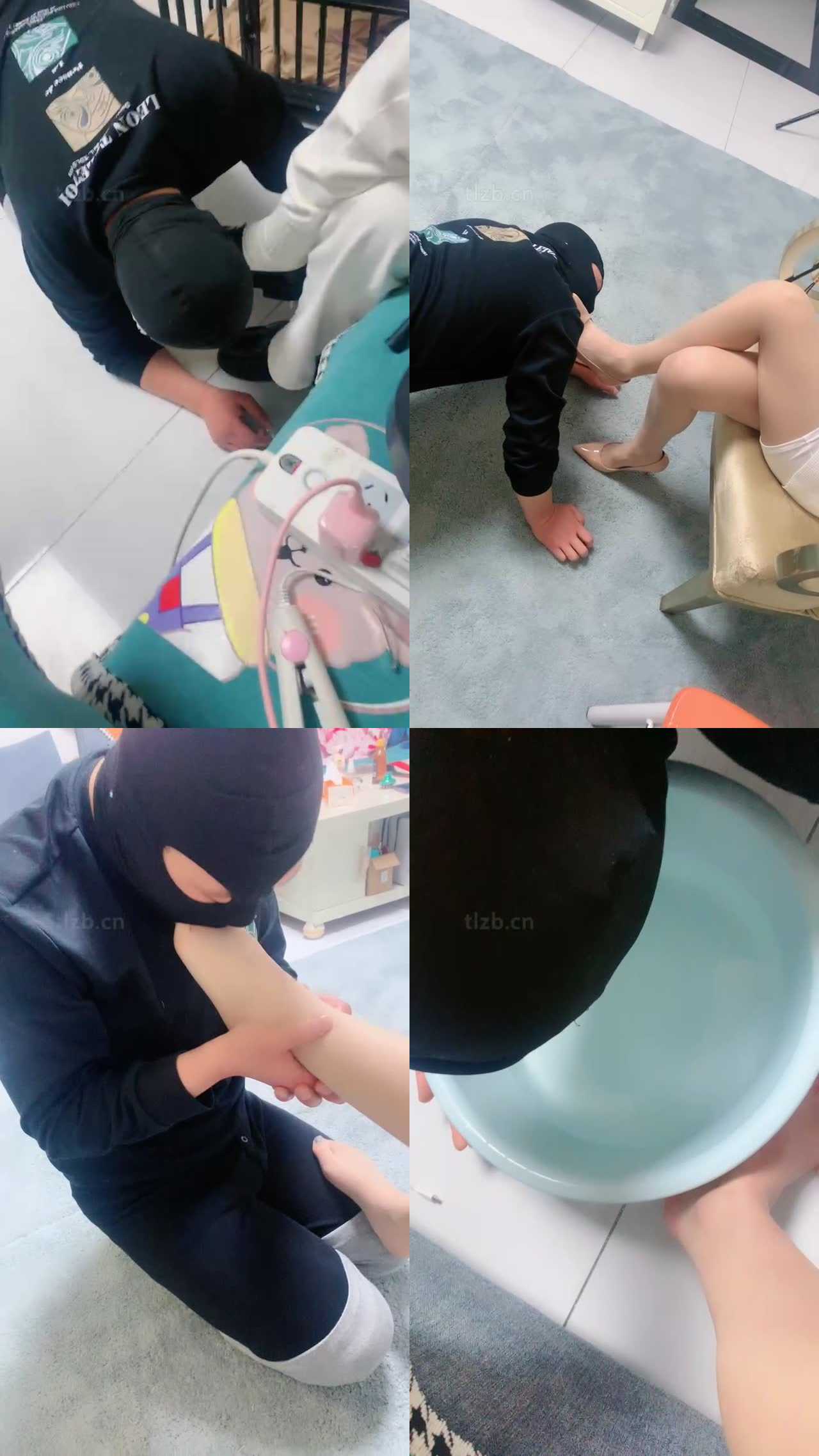 【蜜糖情侣】双主驯化家畜-高跟+棉袜诱惑-囚禁狗笼