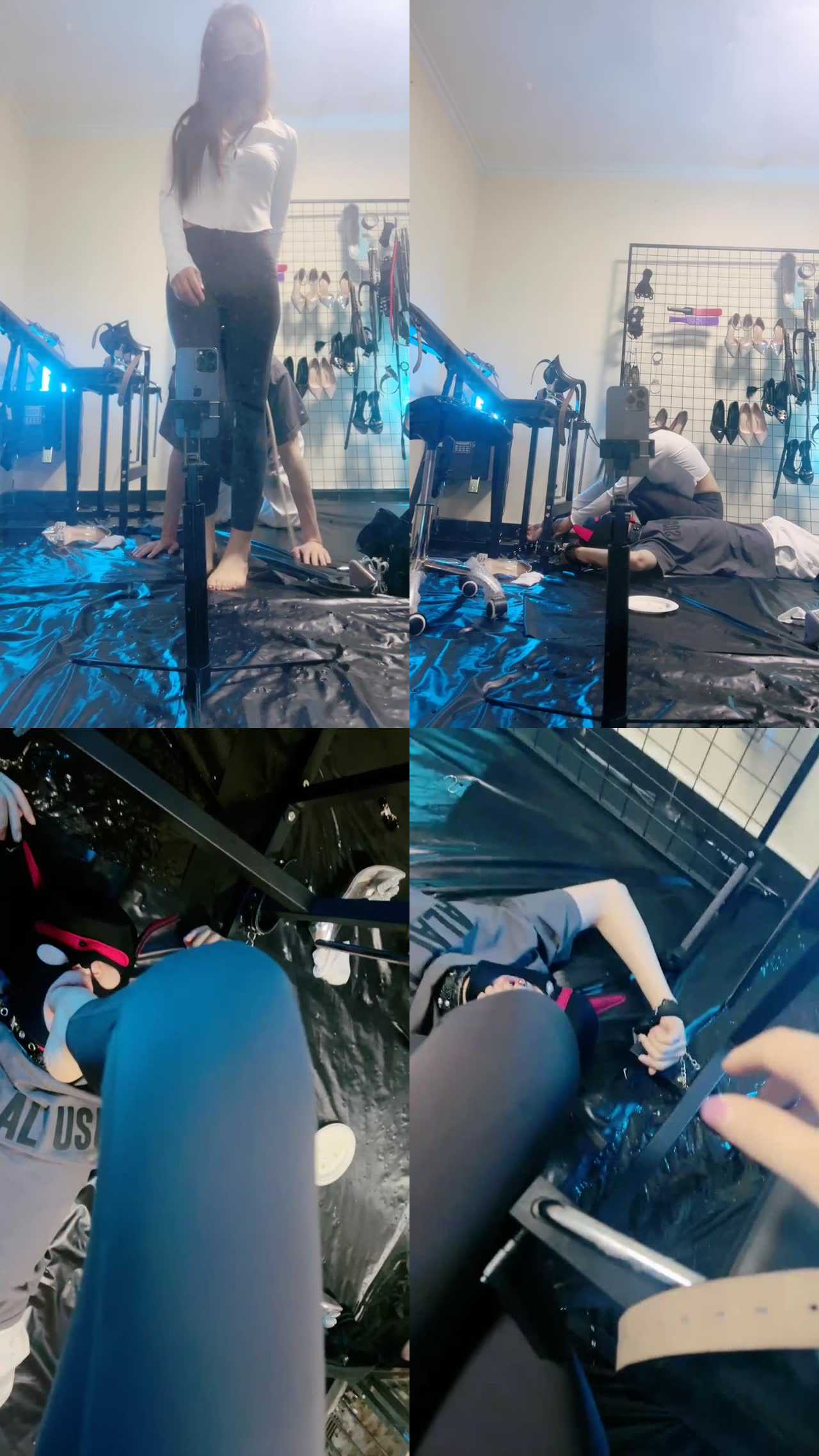 【夏梦】骑马转胯/藤条鞭打/裸足喂食/喂圣水/插嘴踩踏